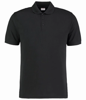 slim fit Breathable Layer Klassic Slim Fit Polo Short Sleeved Superwash 60c | BLACK