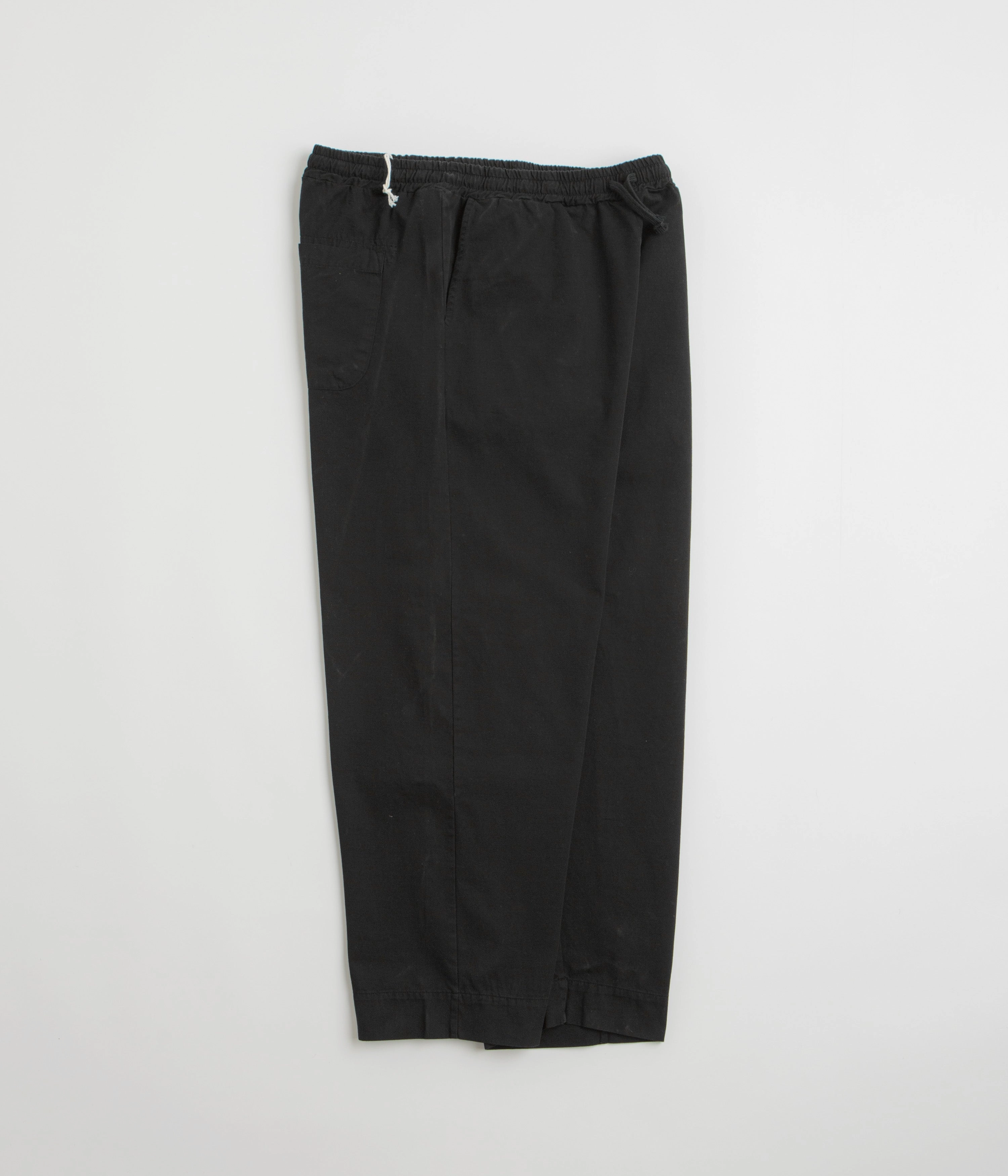 Universal Works Judo Pants - Black Classic Elegance Double Layered Hem