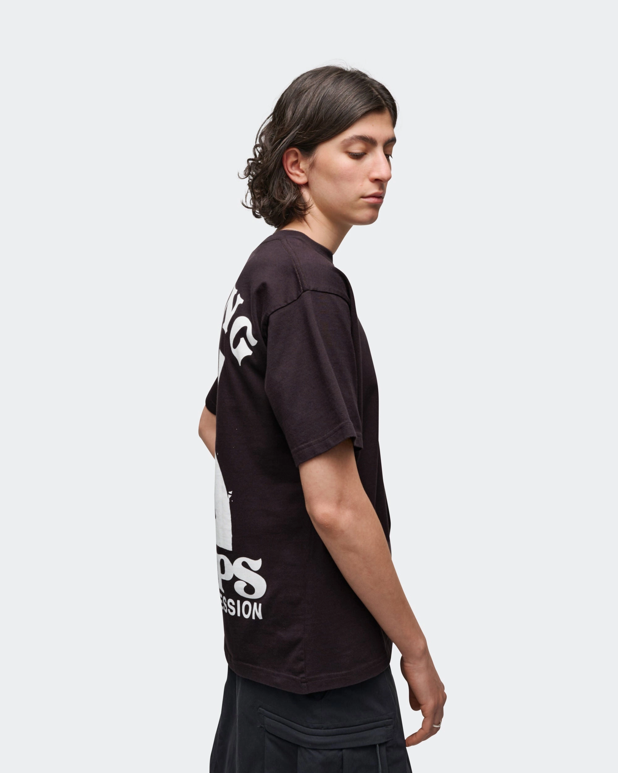 ethical Seasonal Fashion Cyclops Tee x PUBLIC POSSESSION - Black