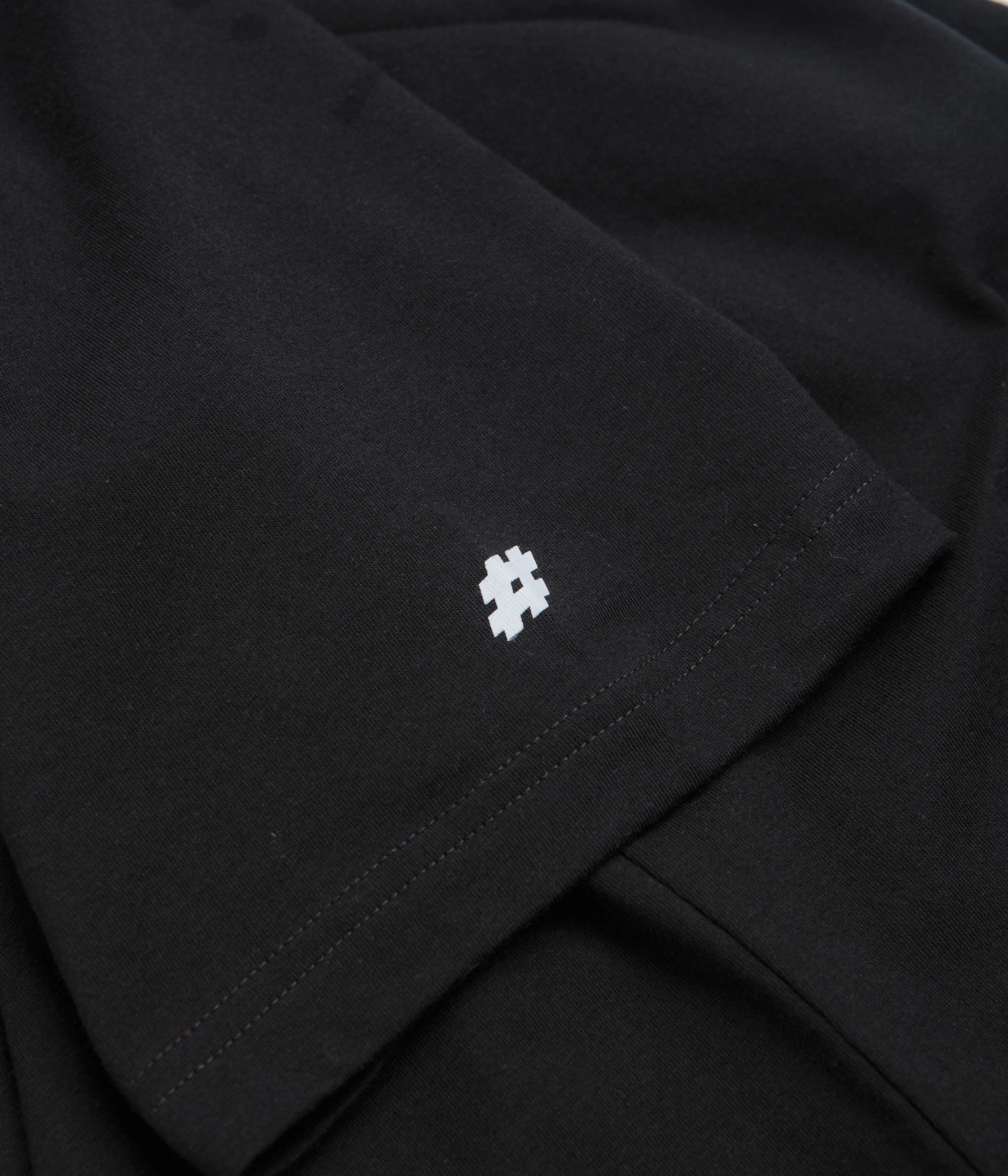 New Balance Numeric Linear Logo T-Shirt - Black Organic Cotton Blend