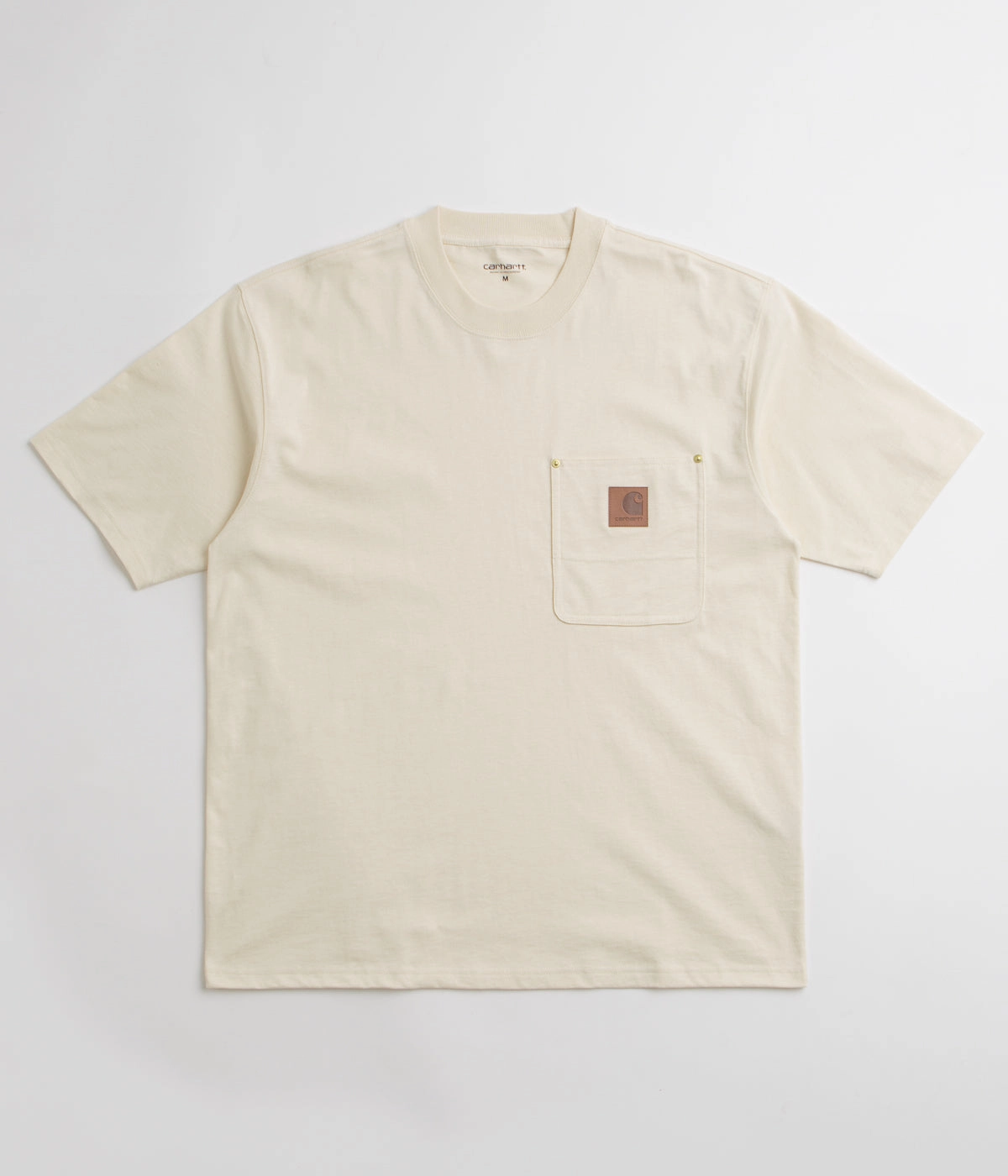Soft & Smooth Anti Pilling Surface Carhartt Eldon Pocket T-Shirt - Natural