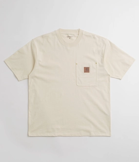 Soft & Smooth Anti Pilling Surface Carhartt Eldon Pocket T-Shirt - Natural