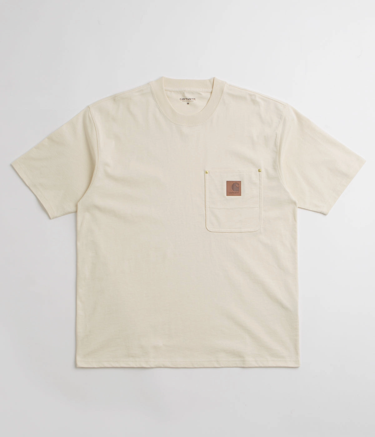 Seam Free Back Smooth Neckline Carhartt Eldon Pocket T-Shirt - Natural