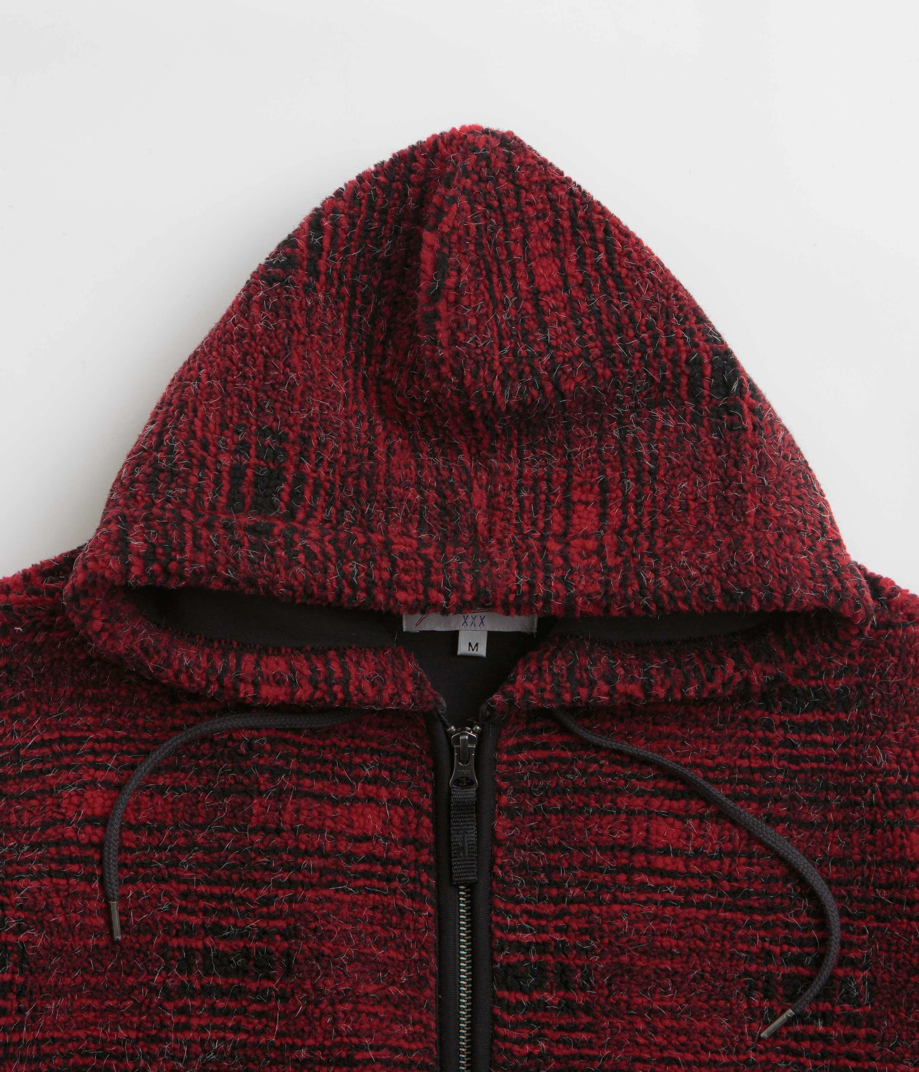 New Arrival Yardsale Sherpa Fleece Hoodie - Red