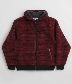 Warm Outfit Yardsale Sherpa Fleece Hoodie - Red