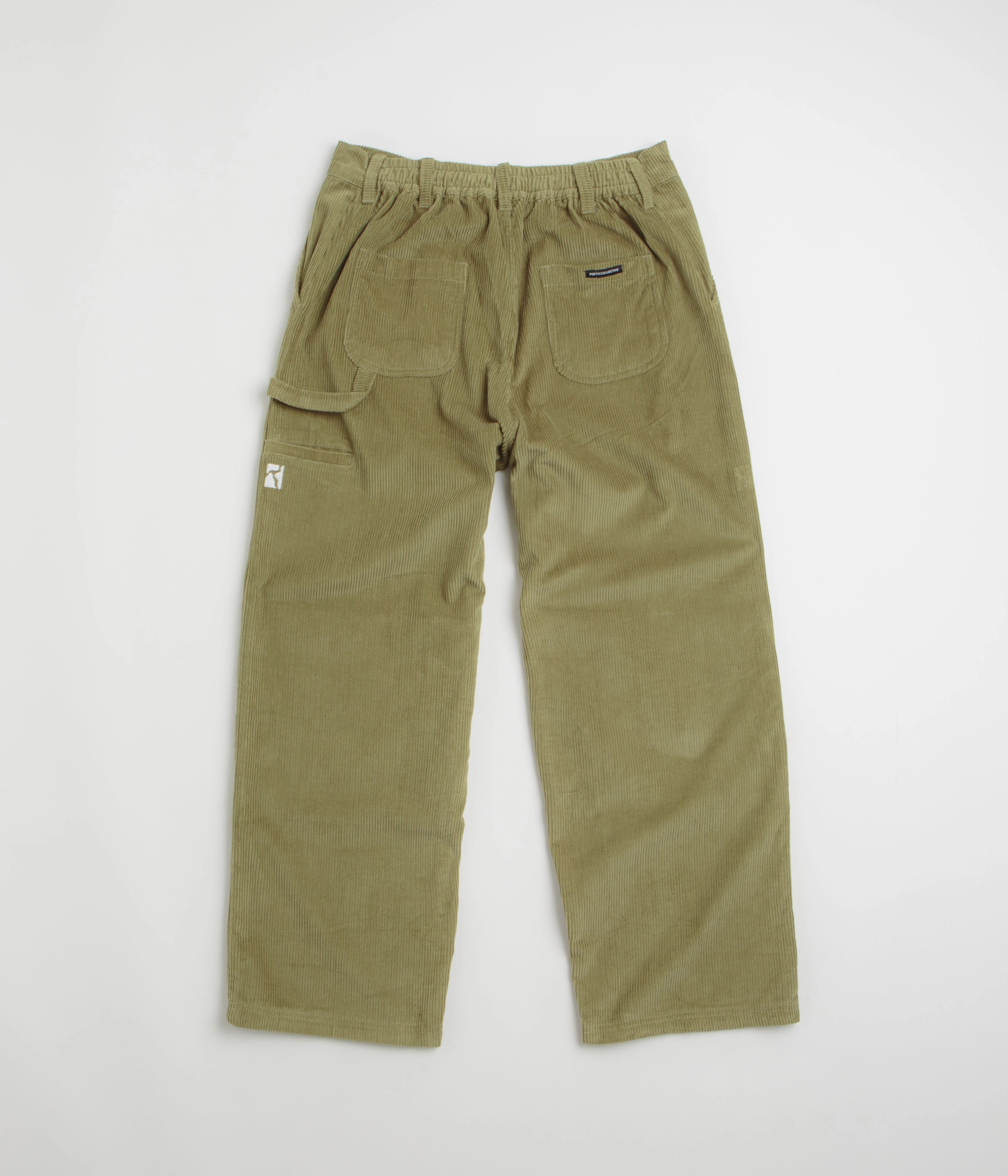 Versatile Comfort Wear Walk Friendly Poetic Collective Corduroy Sculptor Pants - Olive Green