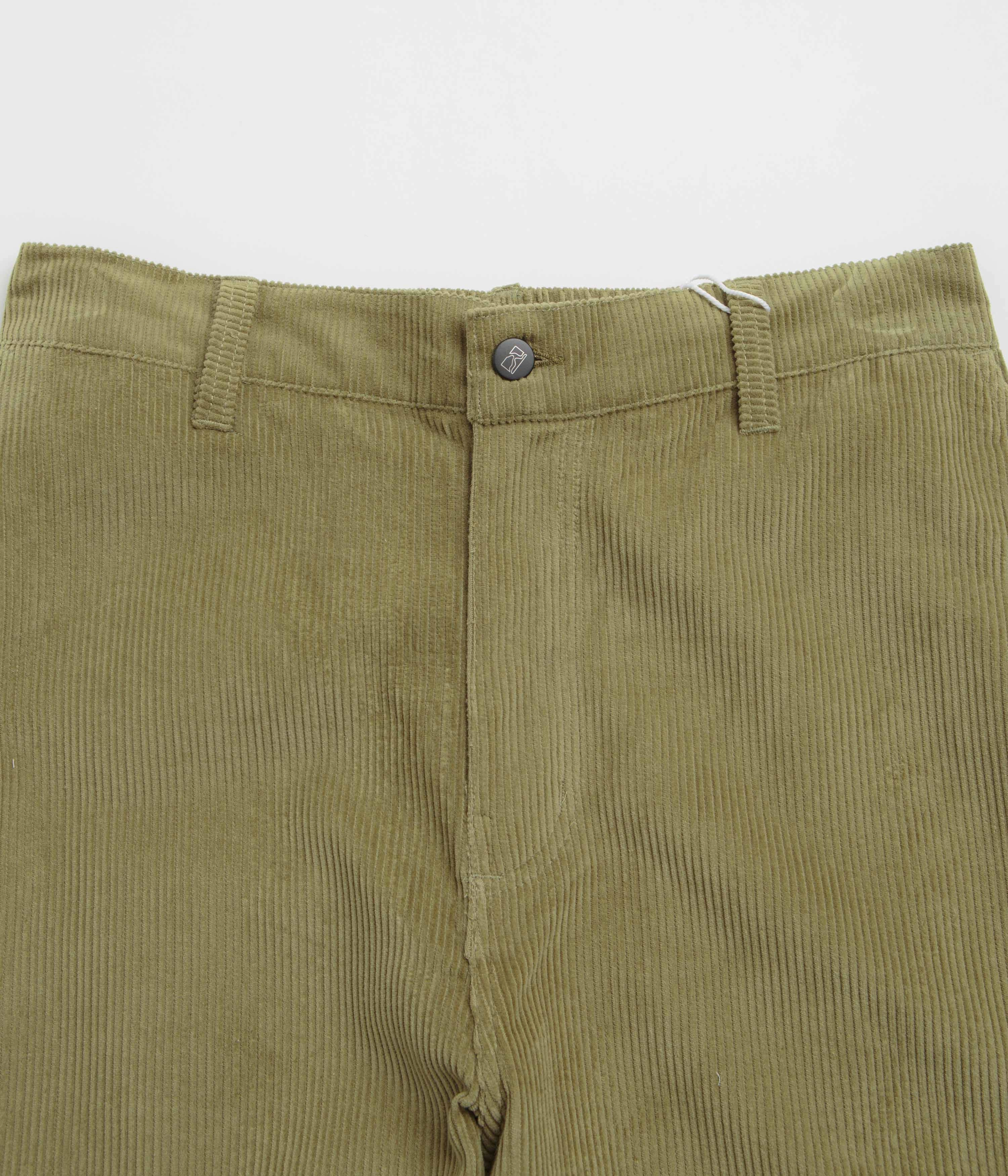 Practical Wear Multi Purpose Poetic Collective Corduroy Sculptor Pants - Olive Green