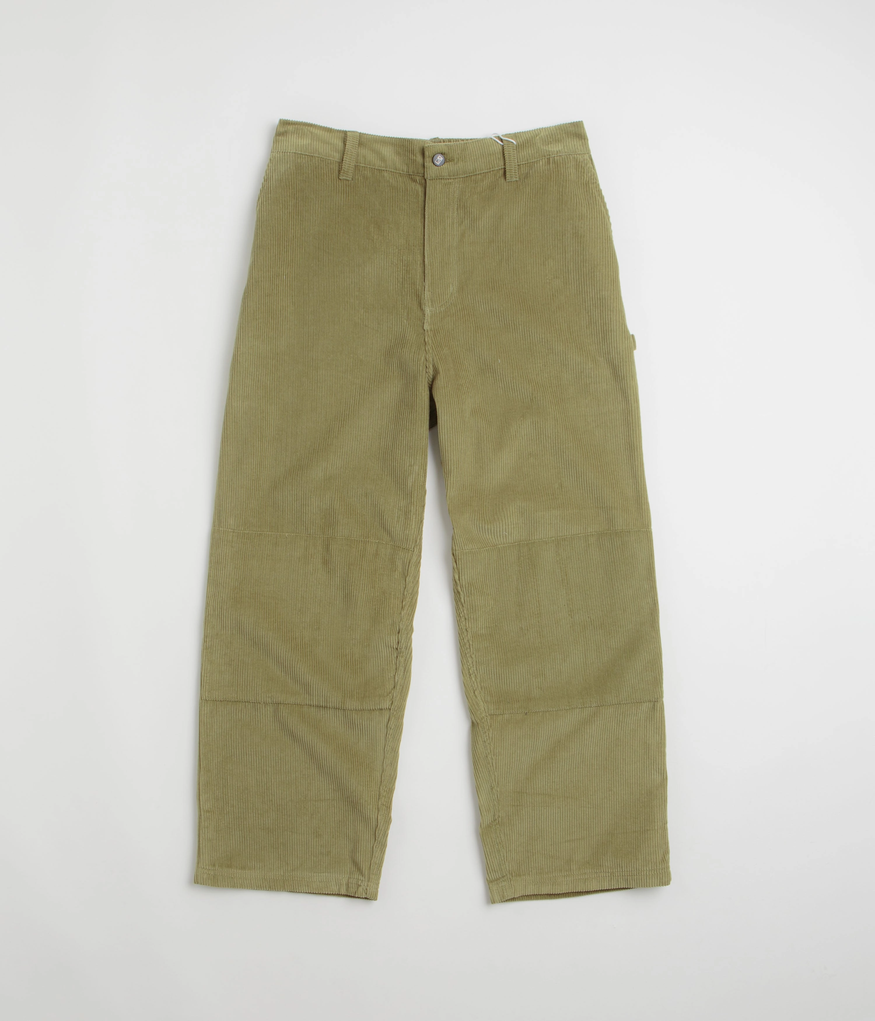 Timeless Layers Poetic Collective Corduroy Sculptor Pants - Olive Green