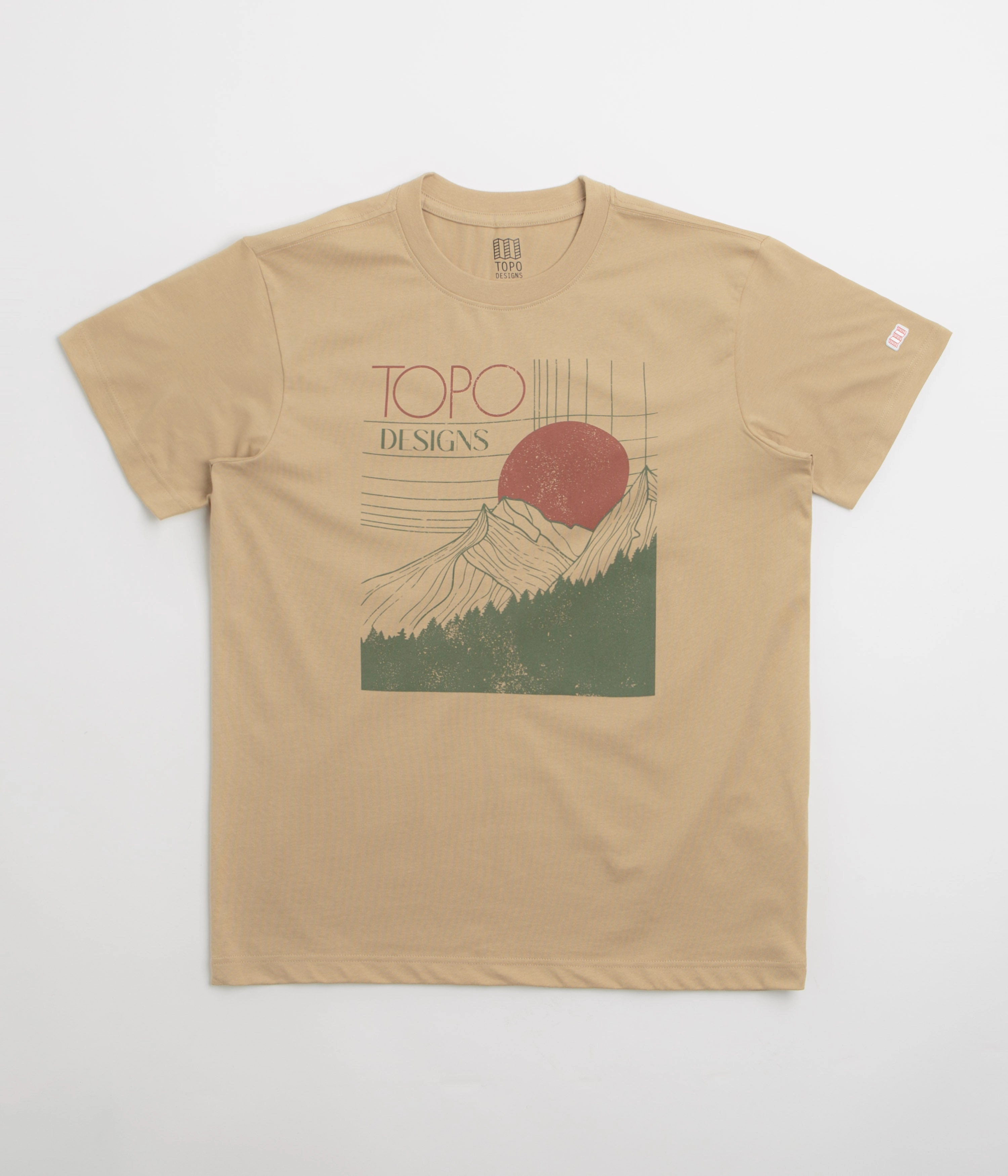 black friday Topo Designs Horizon T-Shirt - Sahara
