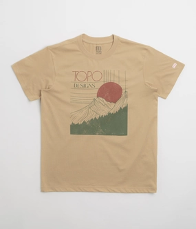 Topo Designs Horizon T-Shirt - Sahara Breathable Look
