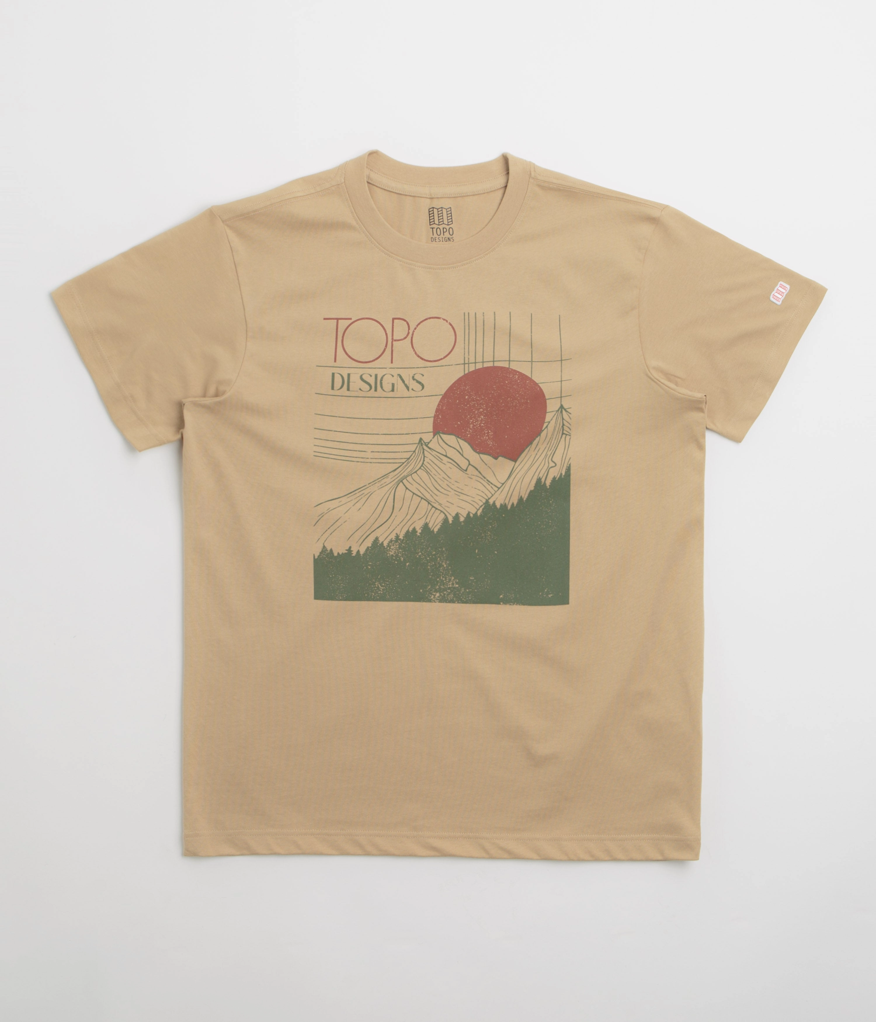 Topo Designs Horizon T-Shirt - Sahara Breathable Look
