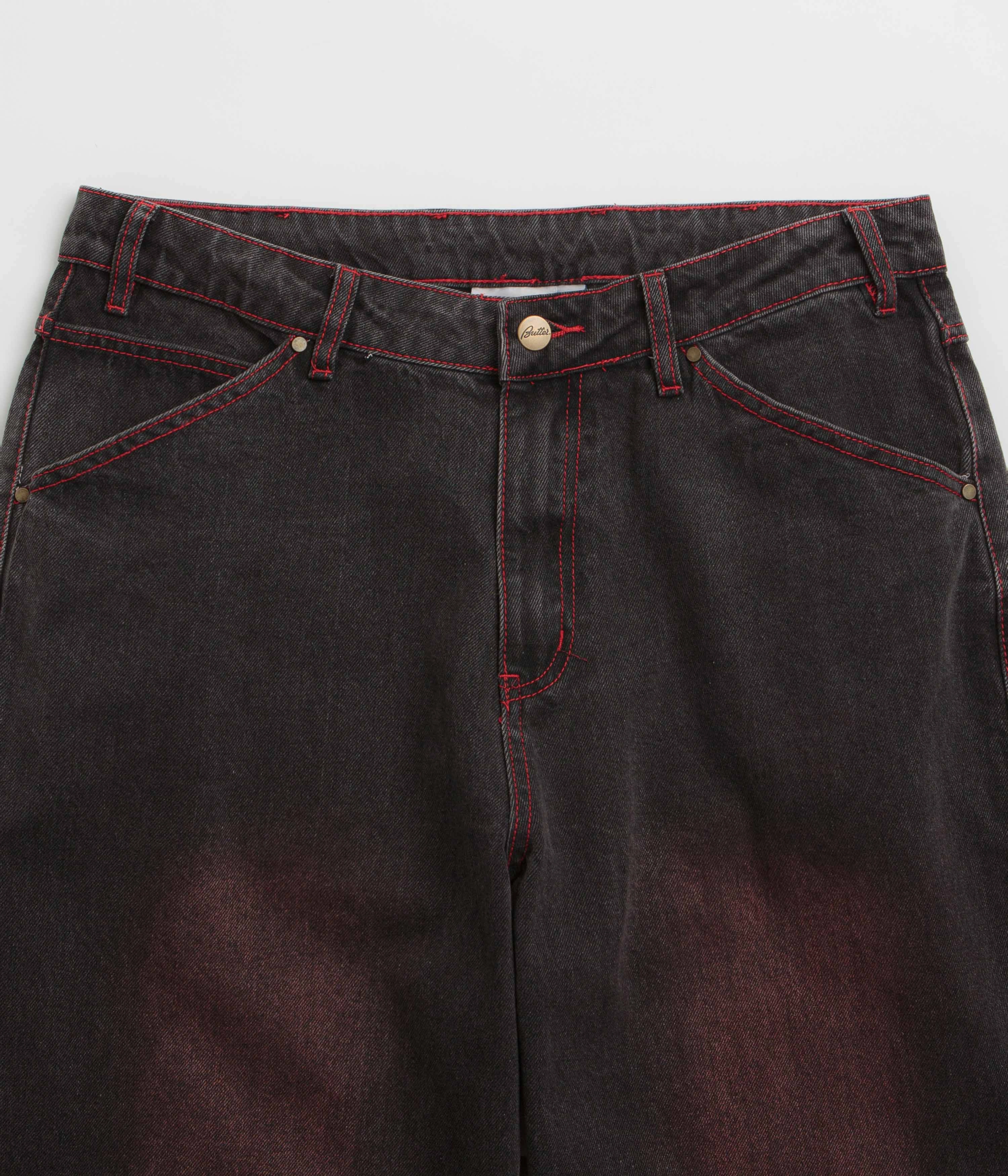 All Use Wear Butter Goods Encounter Jeans - Tinted Washed Black