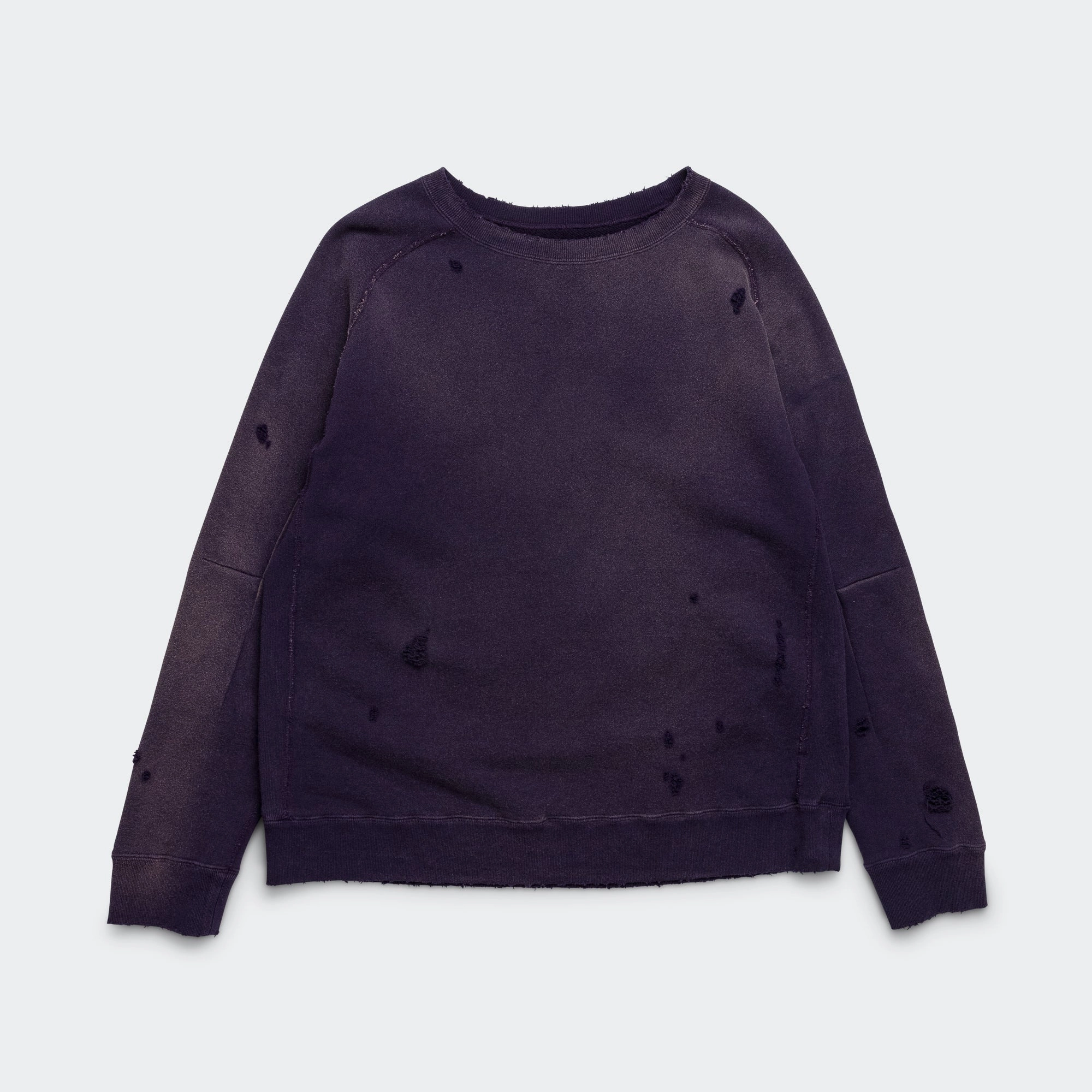 Concert Look Outdoor Look Darts Sweatshirt - Purple French Terry