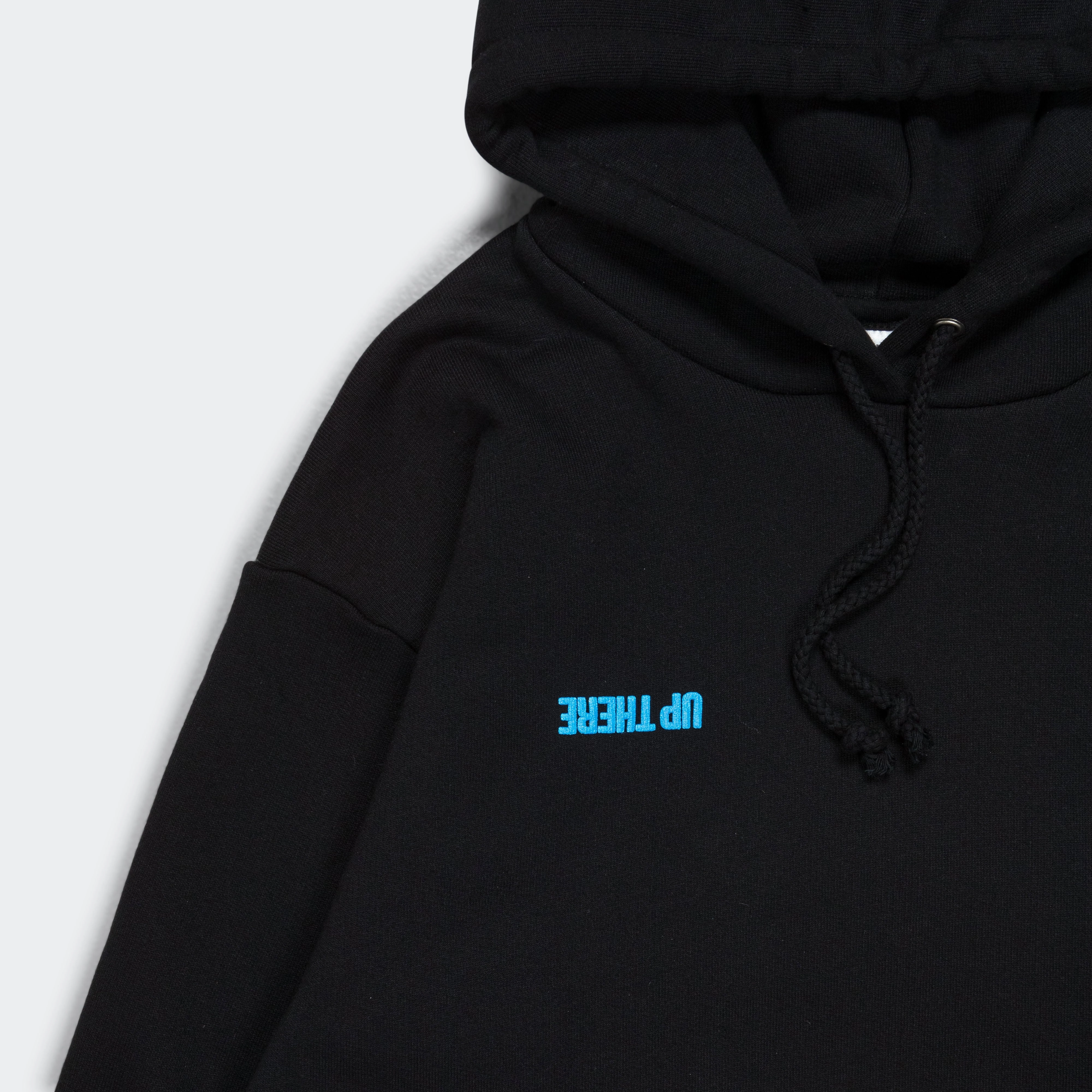 Logo Hoodie - Black/Blue Cozy Basics Hoodie Style