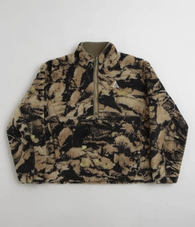 All terrain Nike ACG Windproof Half Zip Fleece - Parachute Beige / Summit White