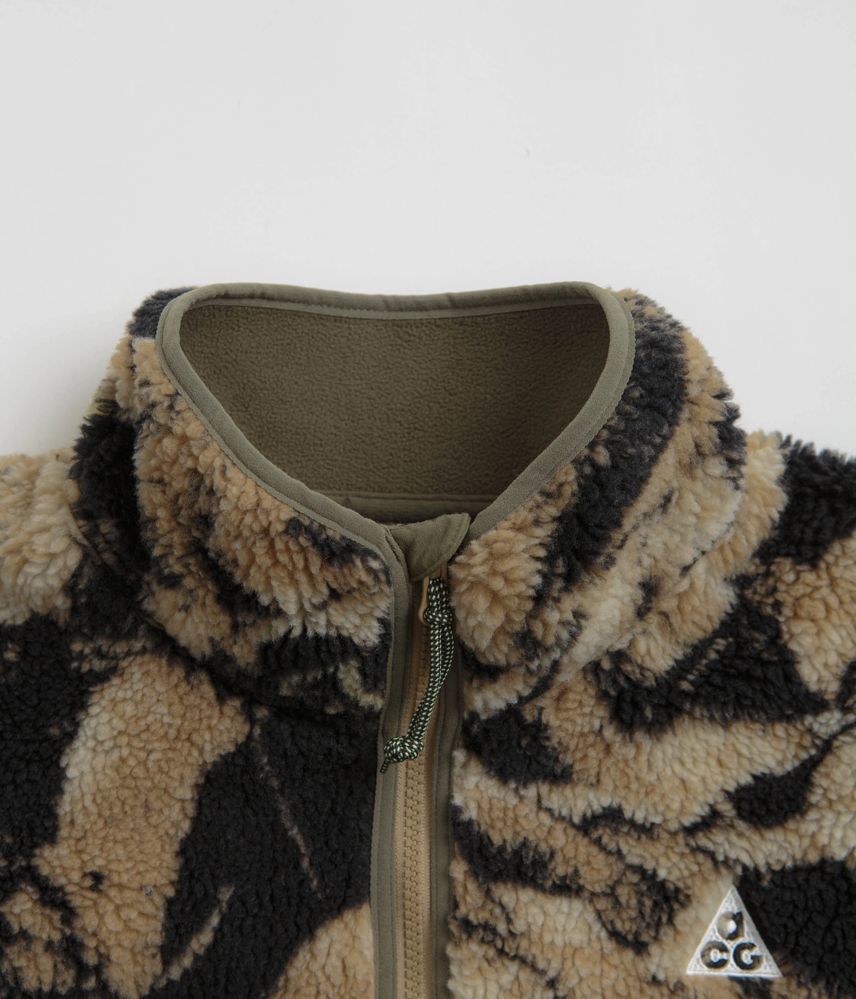 Weekend Escape Nike ACG Windproof Half Zip Fleece - Parachute Beige / Summit White