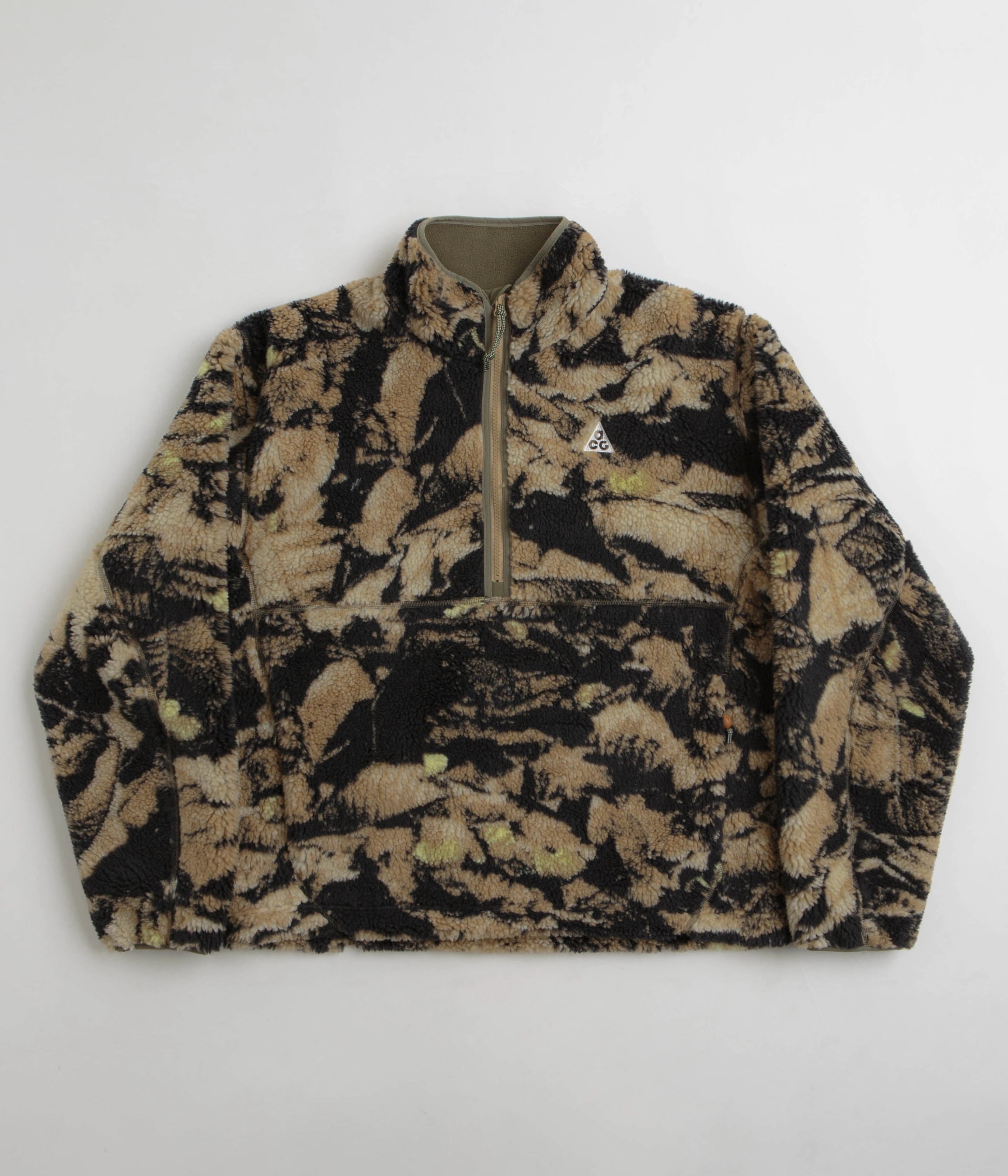 All terrain Nike ACG Windproof Half Zip Fleece - Parachute Beige / Summit White