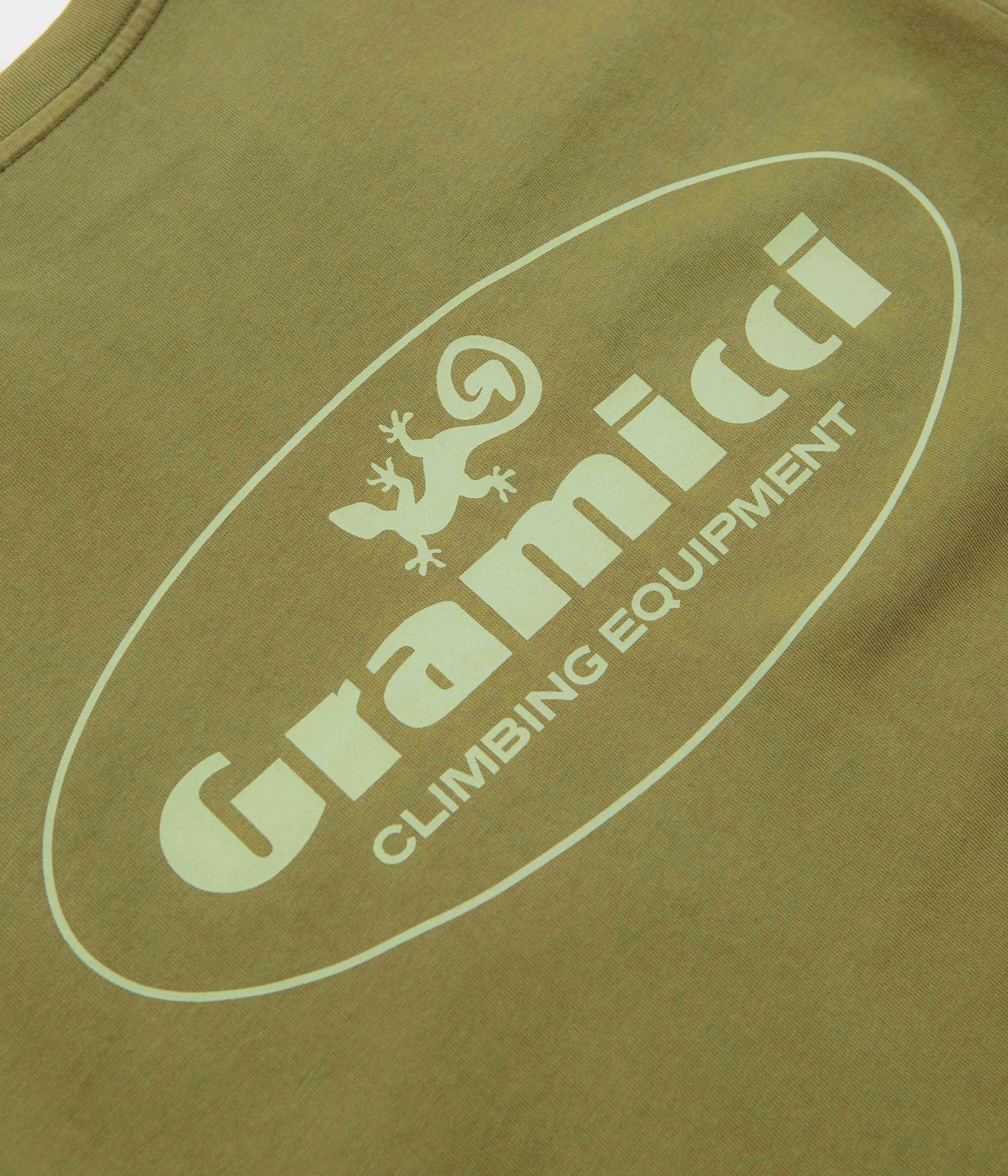 Comfy Choice Gramicci Climbing Equipment T-Shirt - Pistachio Pigment