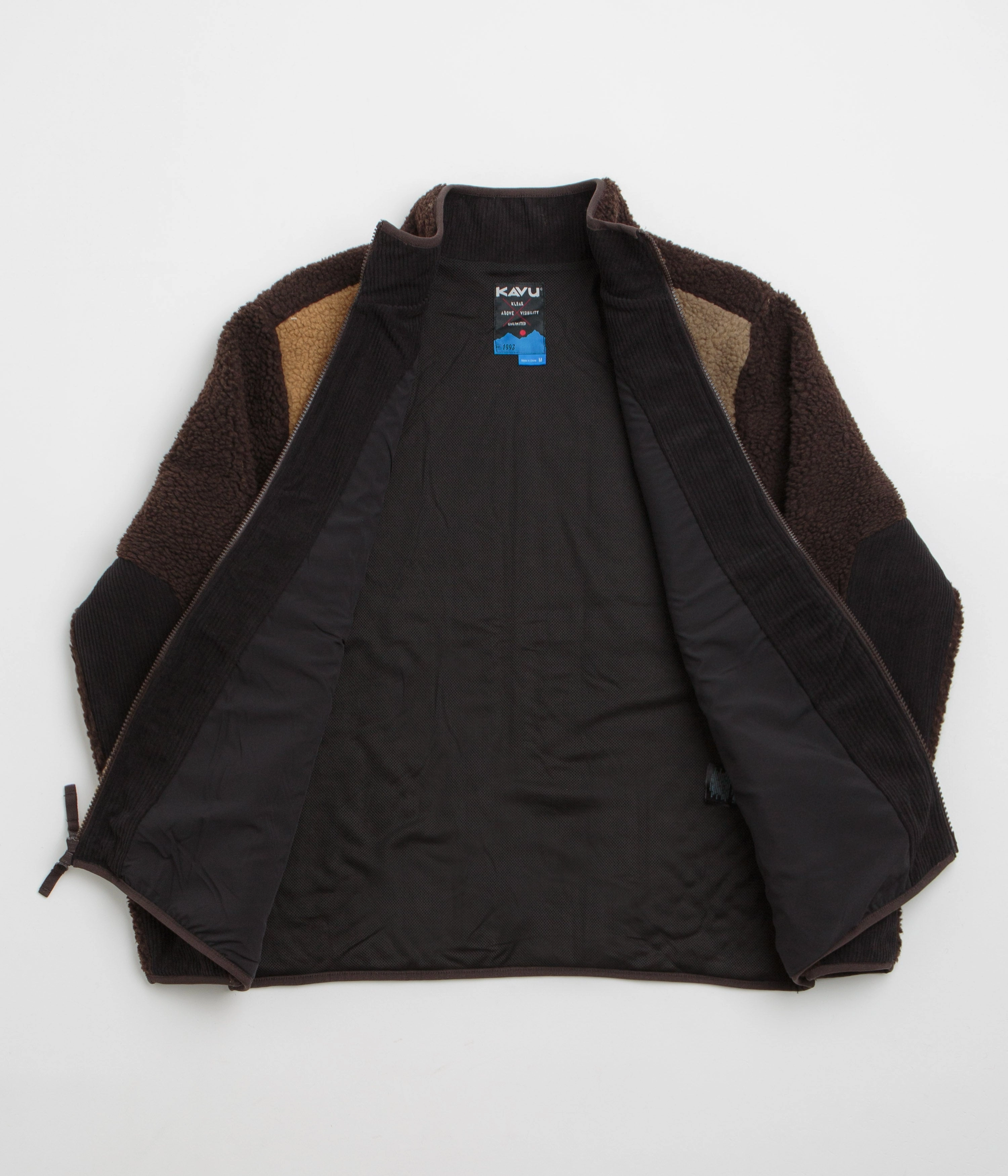 Kavu Wayside Fleece - Wild Wood Block Backcountry Ready Layered Warmth