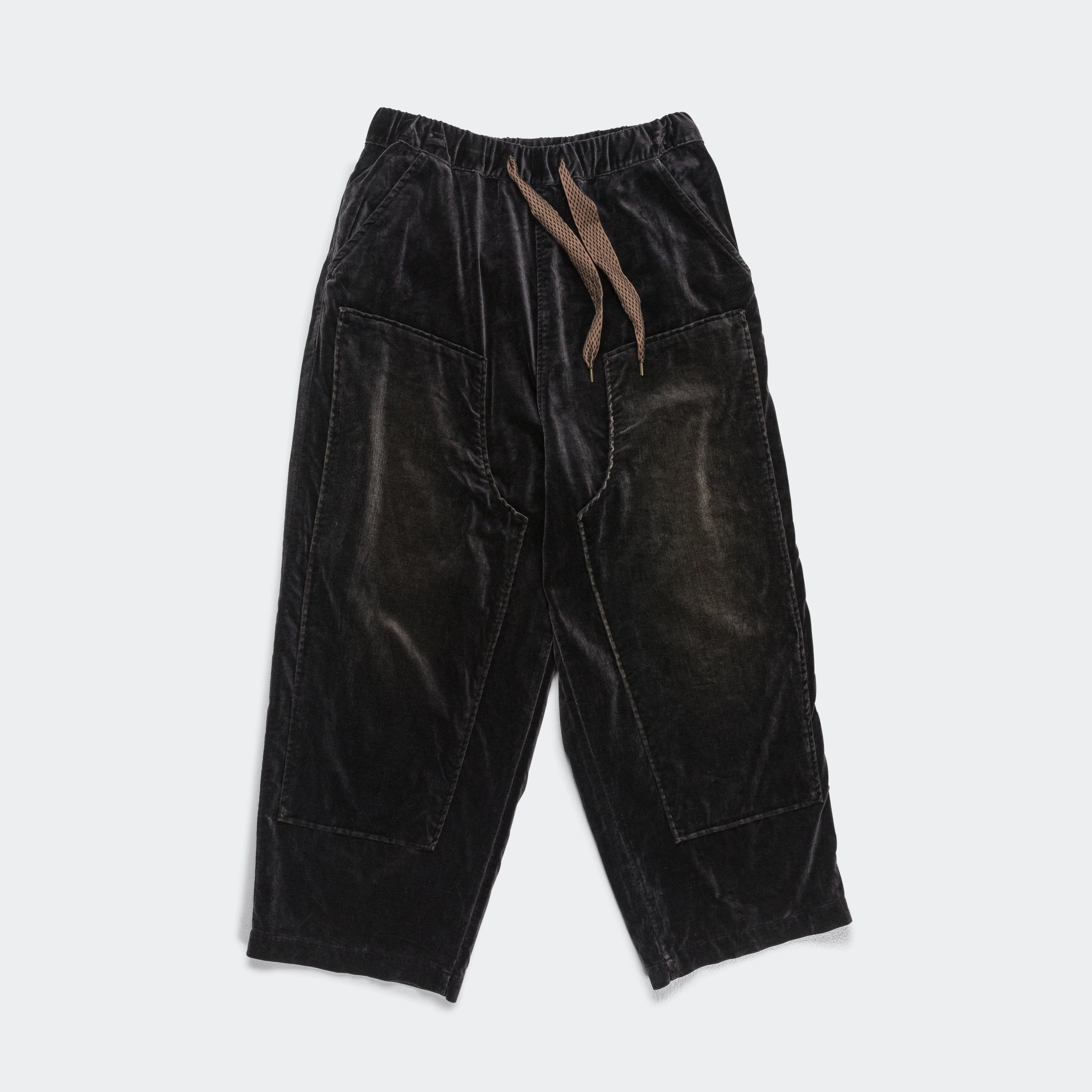 Velveteen CASA Pants - Black Durable Hemming