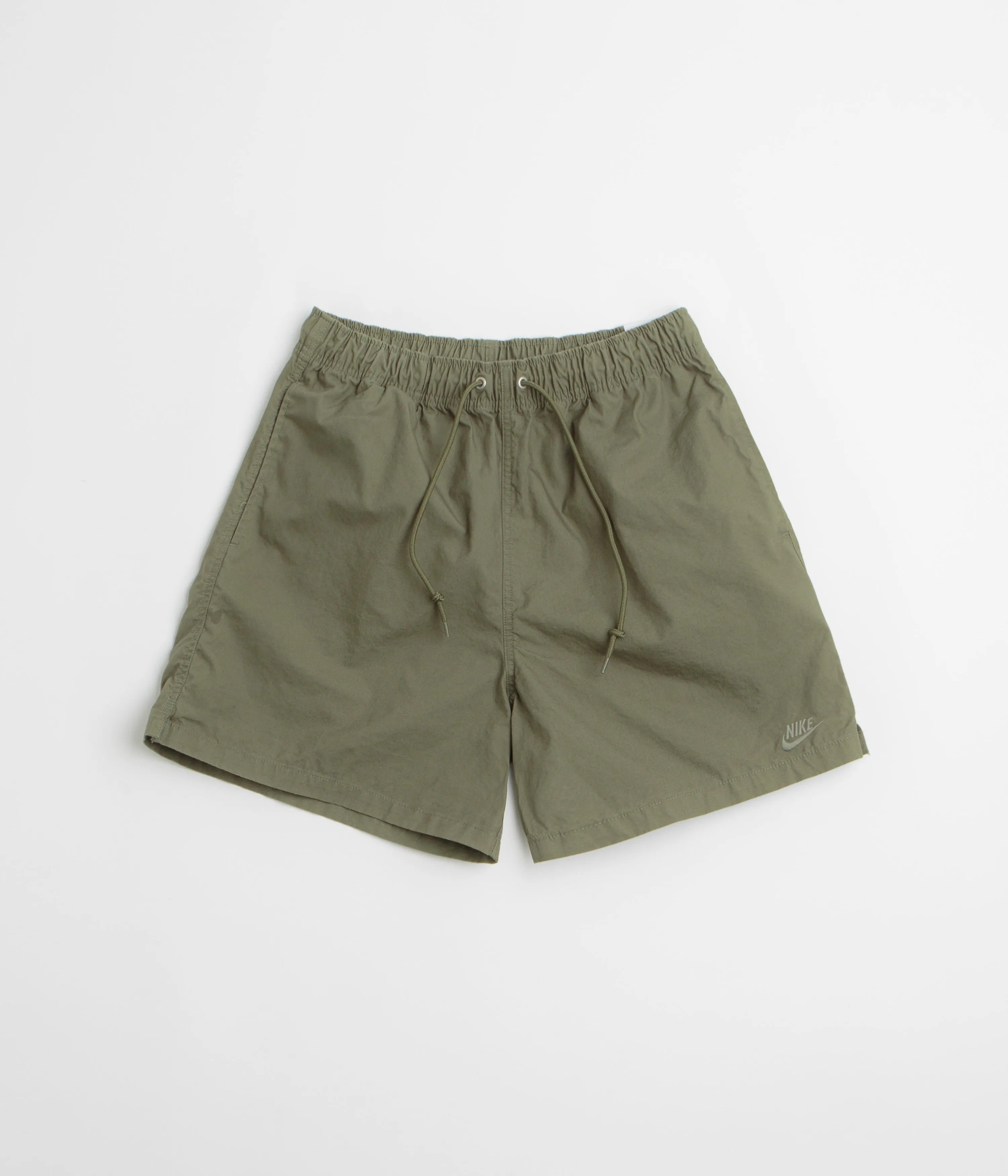 Nike Club Flow Wash Shorts - Medium Olive / Medium Olive Quick Drying Non Restrictive Waistband