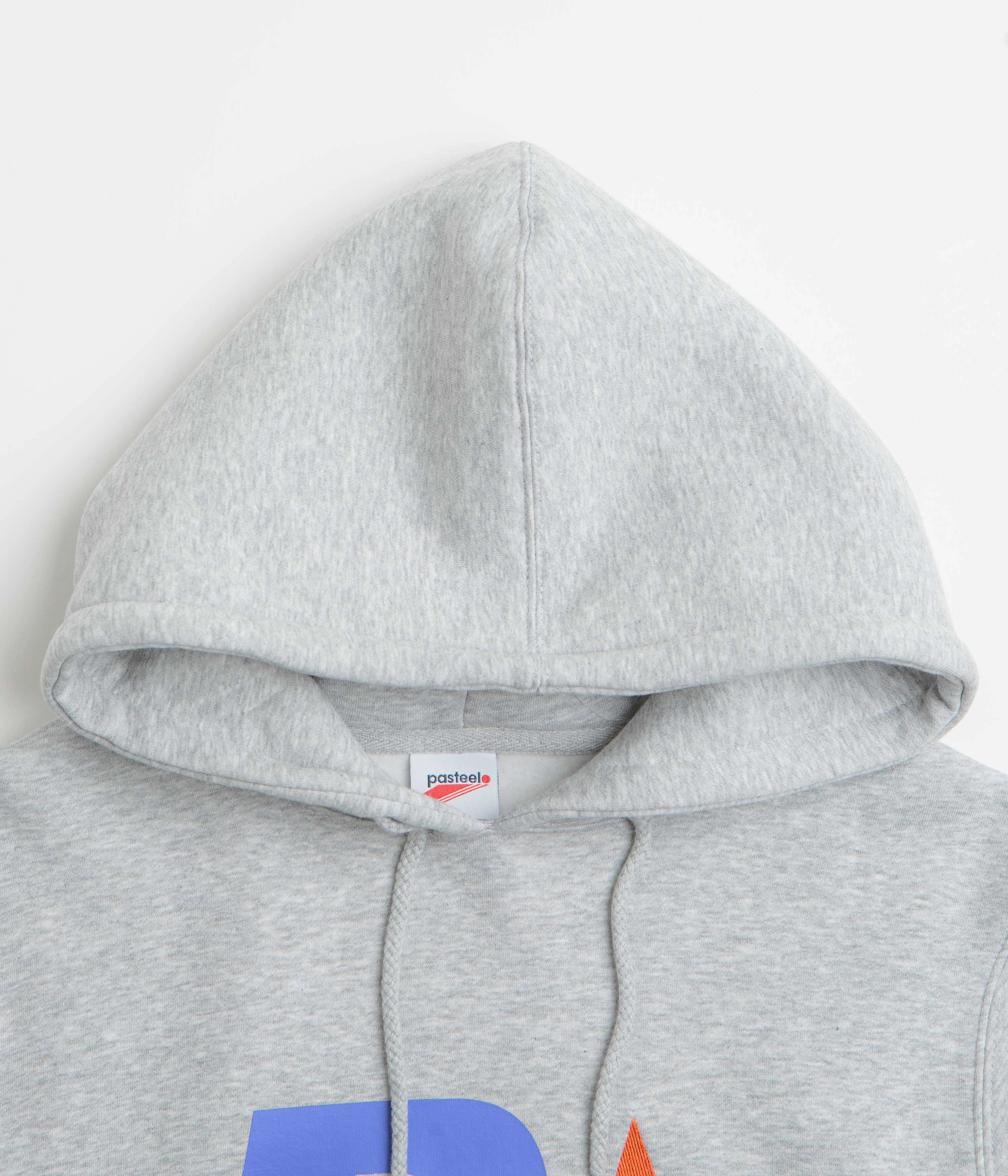 Pasteelo P Steelo Hoodie - Heather Grey Lightweight Fabric Walrus like