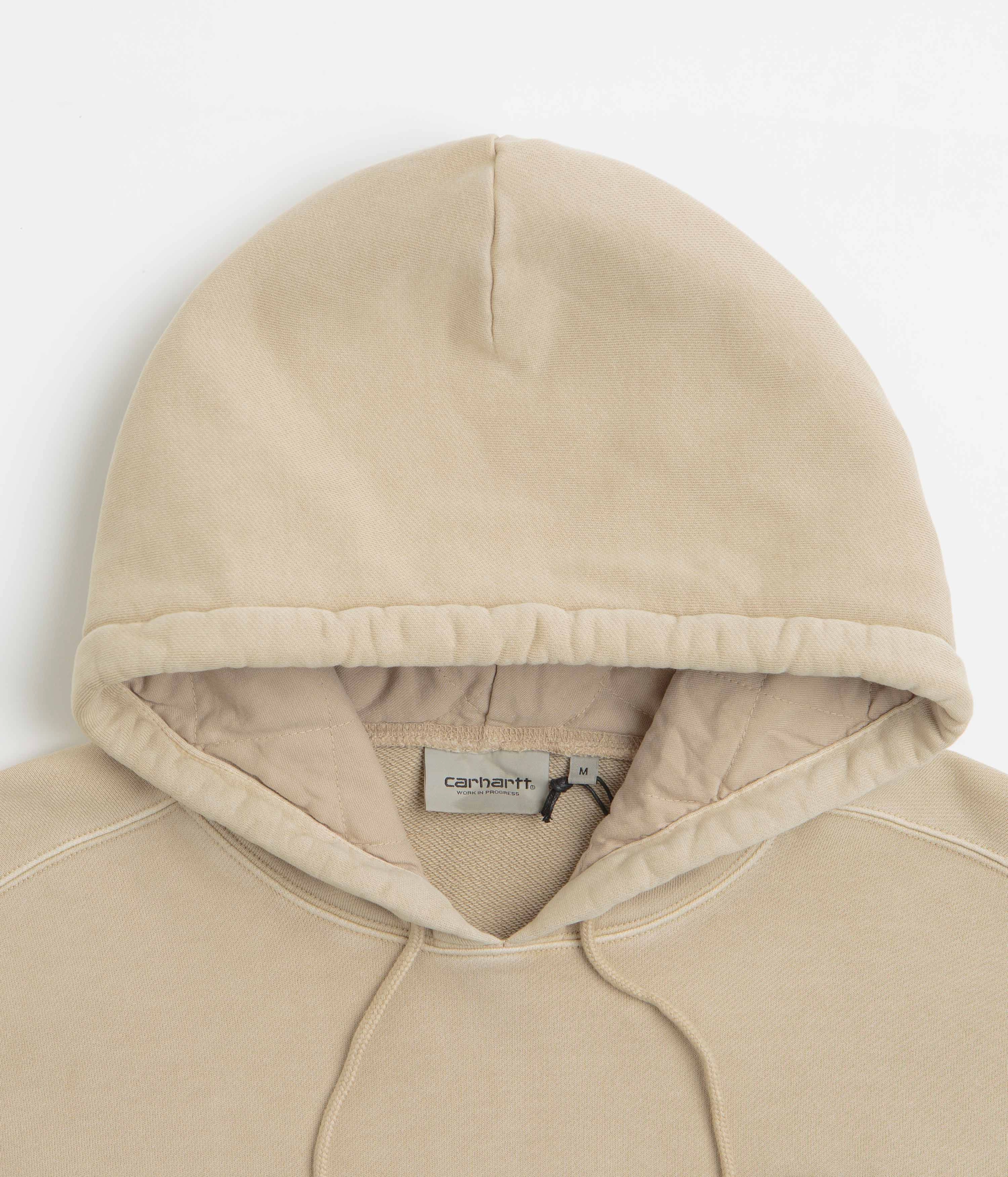 Carhartt Nelson Hoodie - Fleur De Sel Adjustable drawstring Recycled materials