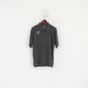 Layering Piece Nike Men S Casual Shirt Gray Dr-Fit Mizzou Tigers Soccer Vintage Sport Top