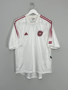 anti static coating 2004/06 DENMARK AWAY SHIRT (XL) ADIDAS