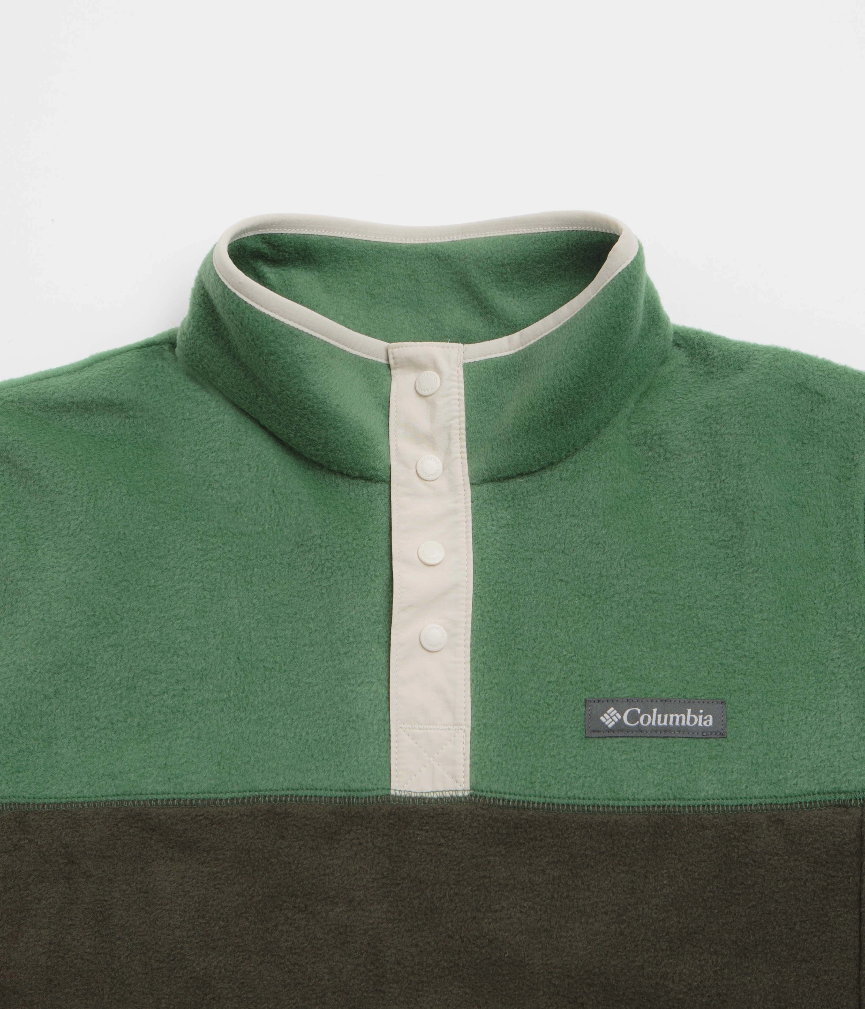 Dry Trails Columbia Steens Mountain II Half Snap Fleece - Greenscape / Rain Forest