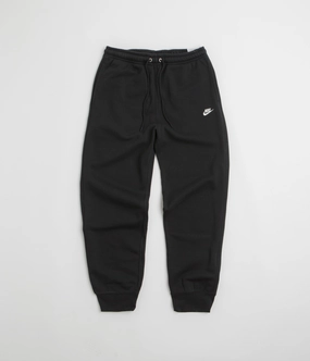 Outdoor Wear Mesh Lined Nike Club Joggers - Black / Black / White