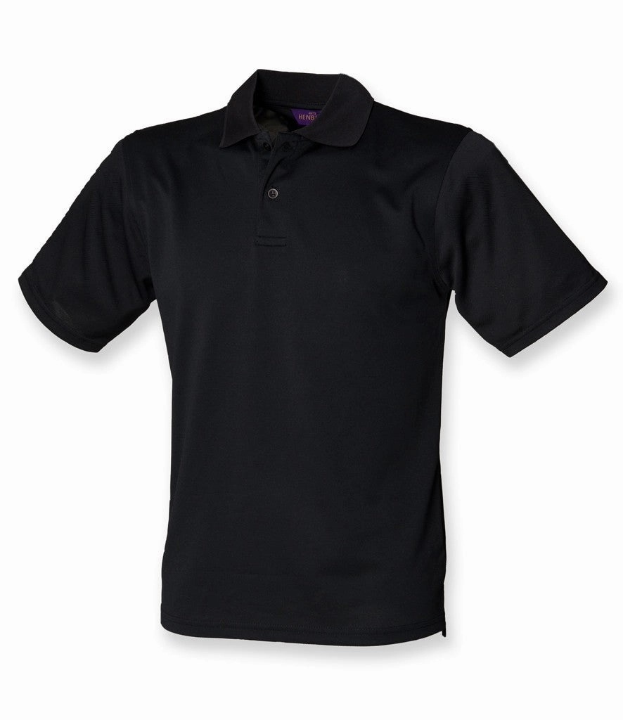 Coolplus Performance Polo | BLACK Athletic Comfort