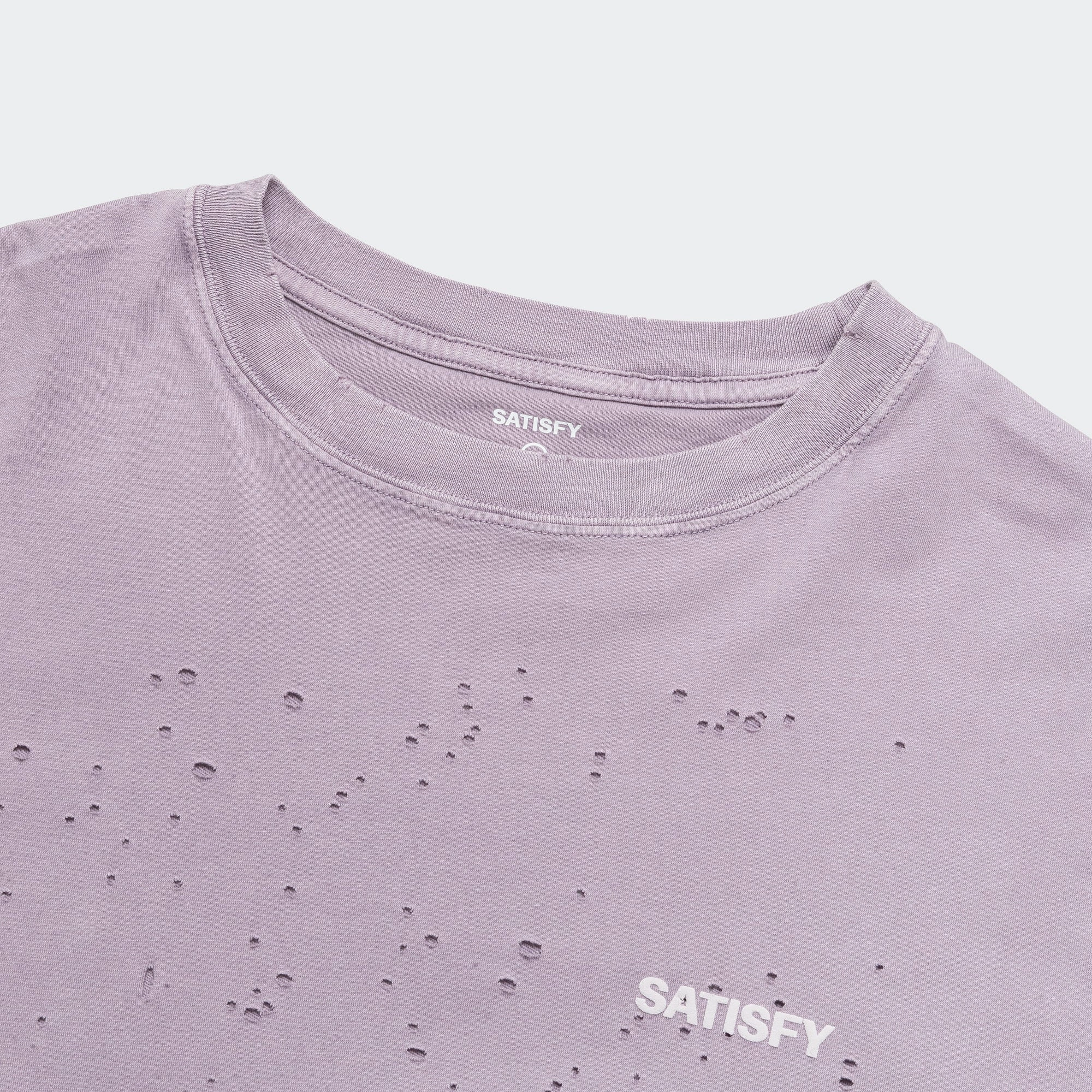MothTech Logo T-Shirt - Aged Purple Sage Sophisticated Casual Perfect Layering