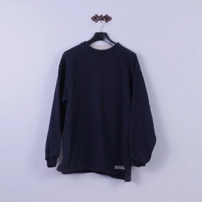 Metallic colors Urban Trend Chiemsee Mens XL Sweatshirt Navy Cotton Windsurfing Active Wear Classic Top