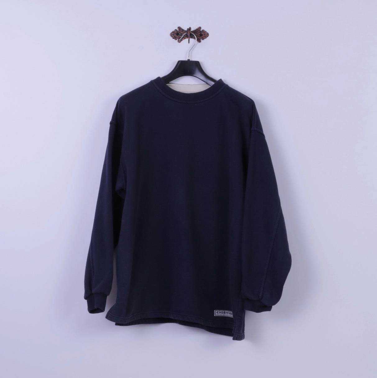 Metallic colors Urban Trend Chiemsee Mens XL Sweatshirt Navy Cotton Windsurfing Active Wear Classic Top