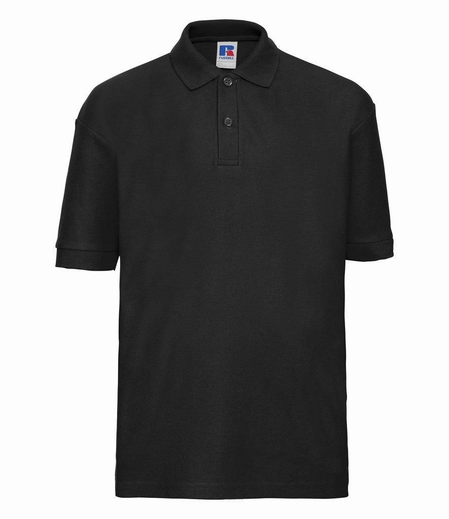 Children's Classic Polycotton Polo | BLACK Quick-Dry Tech Easy Layering