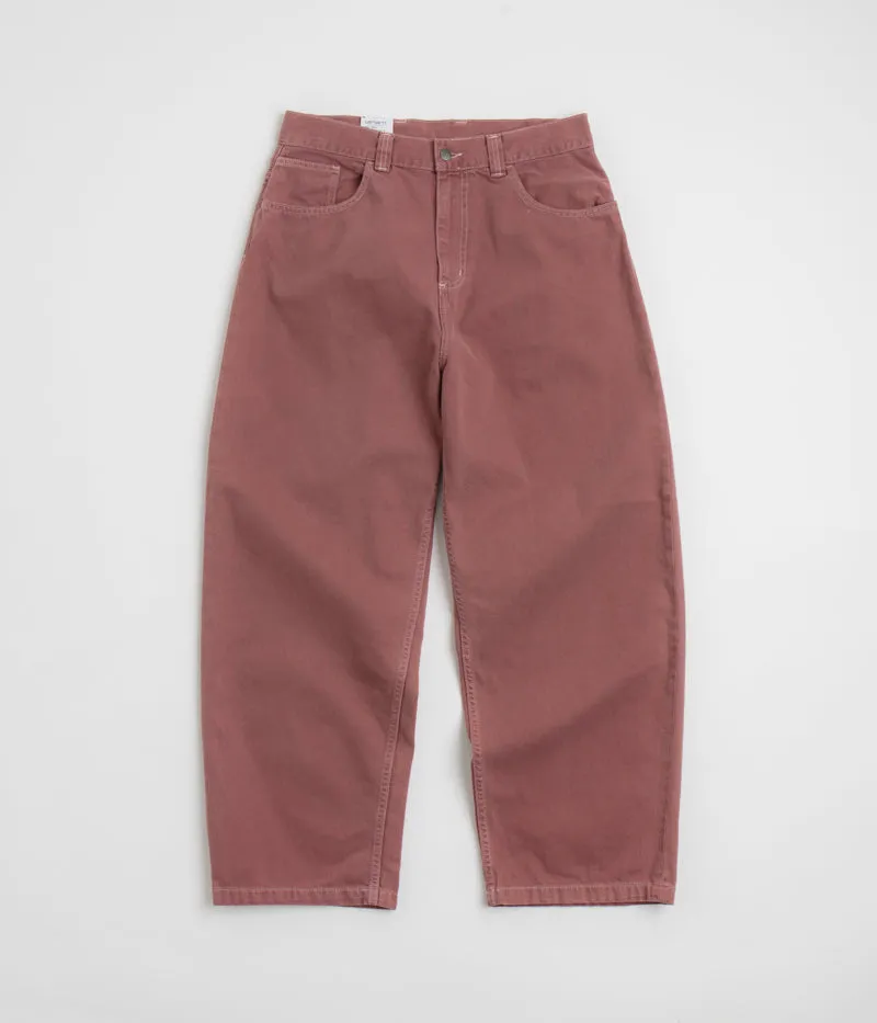 Sporty Look Carhartt Brandon Denim Pants - Dusky Pink