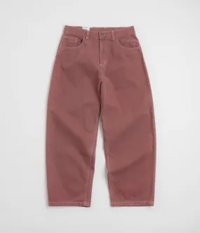 Sporty Look Carhartt Brandon Denim Pants - Dusky Pink