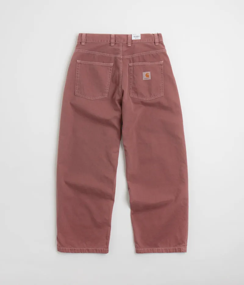 Carhartt Brandon Denim Pants - Dusky Pink Office Wear Couple Look Work Ready