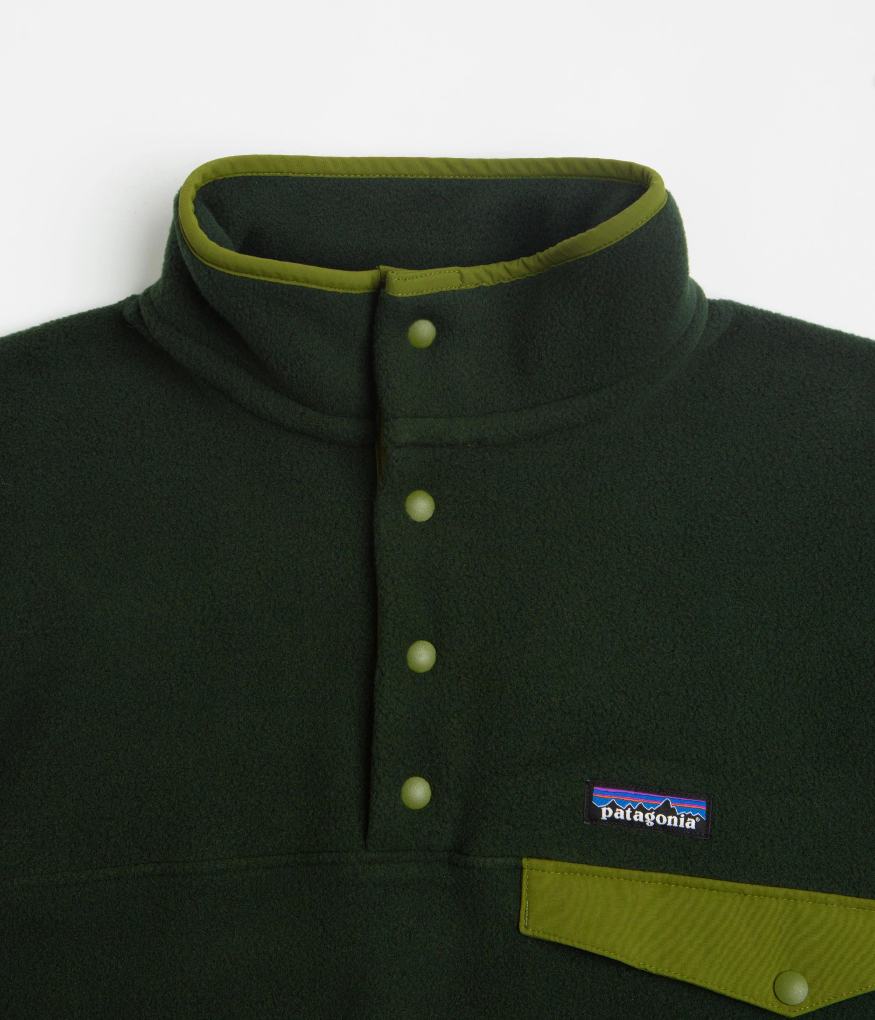 Patagonia Lightweight Synchilla Snap-T Fleece - Old Growth Green Base Comfort