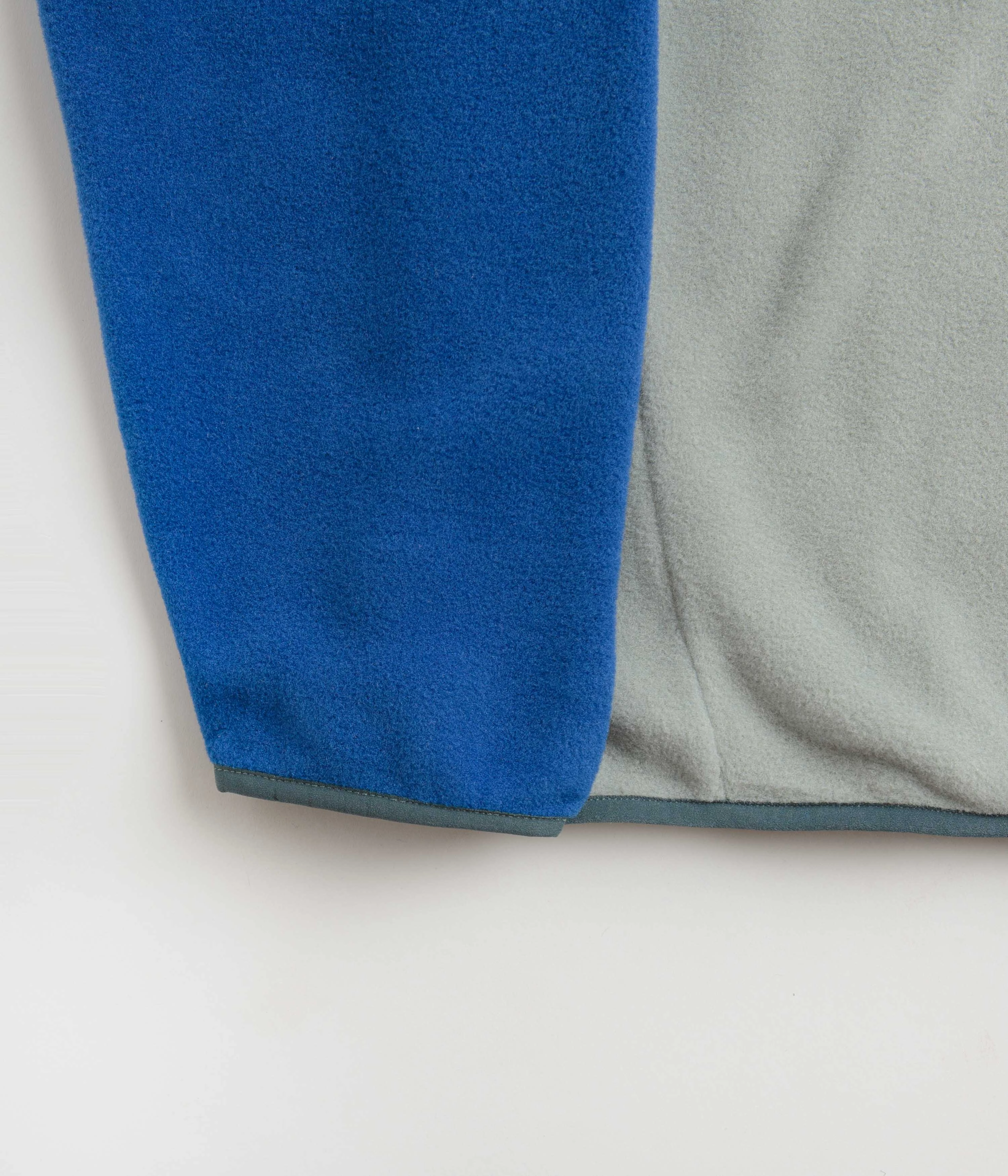 Patagonia Microdini 1/2 Zip Pullover Fleece - Sleet Green Stretch Fabric