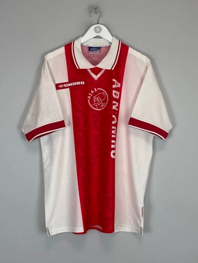 1998/99 AJAX HOME SHIRT (XL) UMBRO Functional Activewear Slim Silhouette