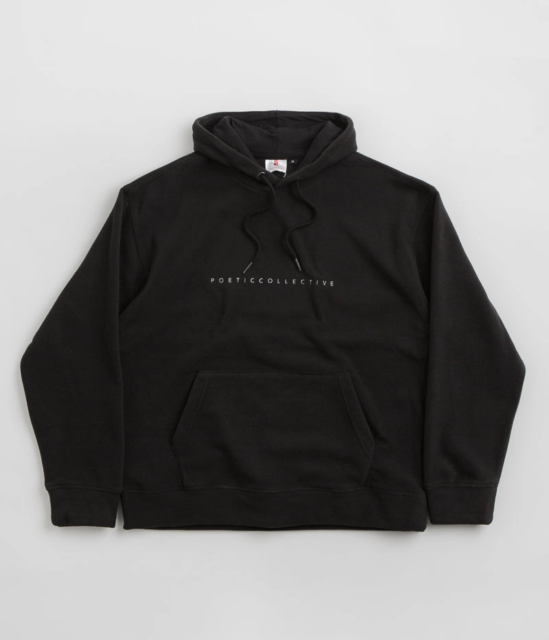 Poetic Collective Fleece Hoodie - Black museum visit