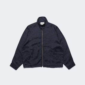 Harrington Jacket - Navy Tweed On The Go Layer Go To Layer