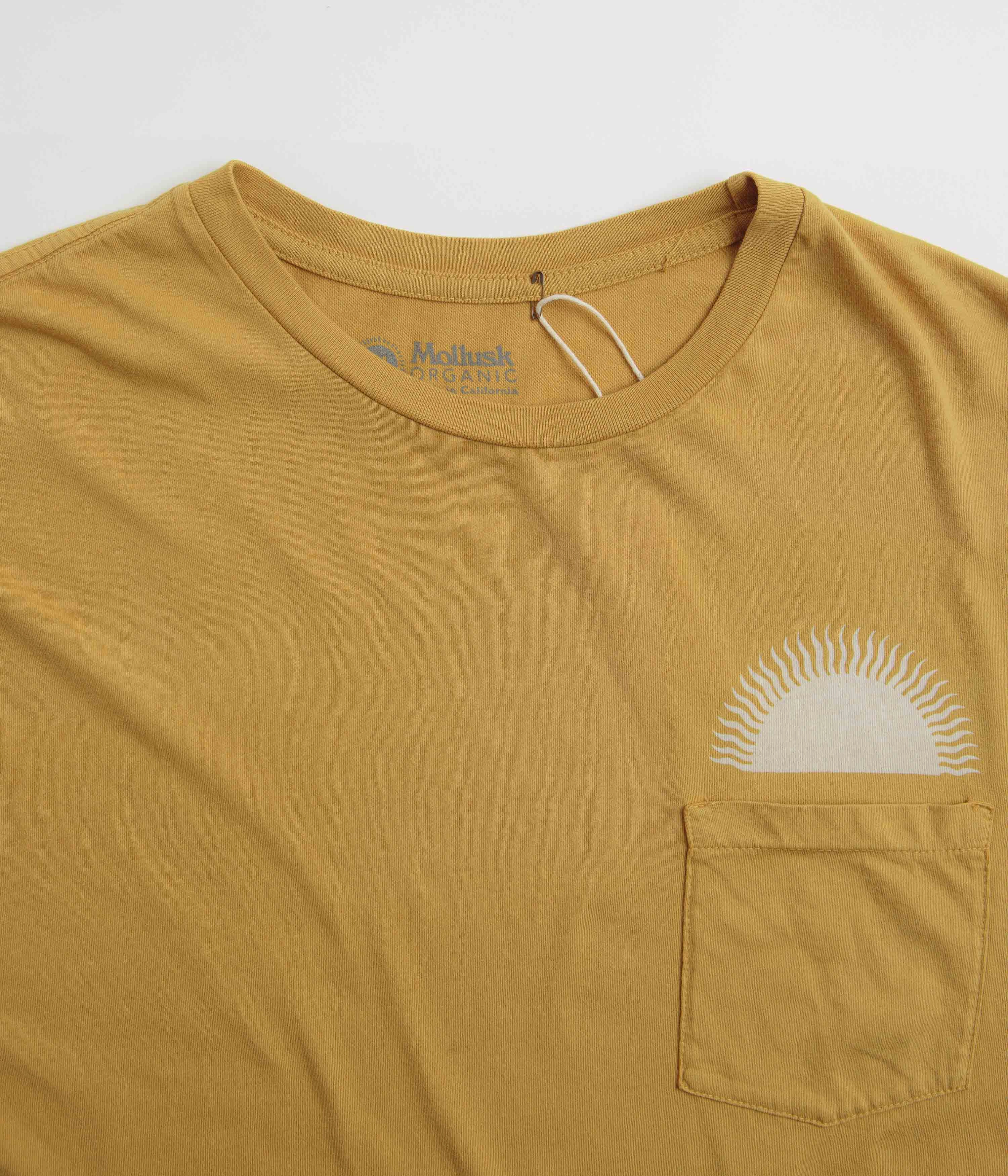Mollusk Country Sun T-Shirt - Mustard Collared