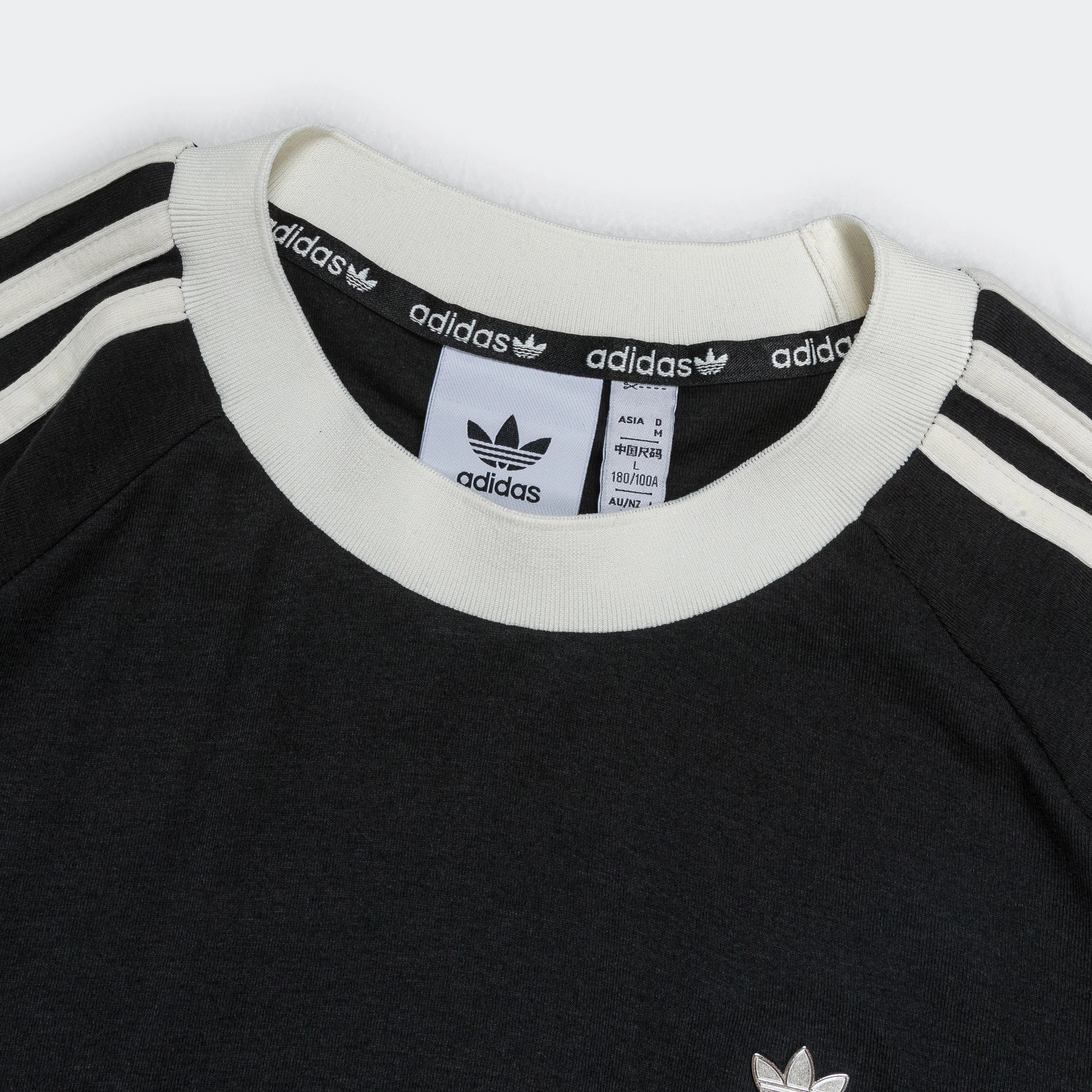 Modern Layer Layered Style Cali Tee - Black