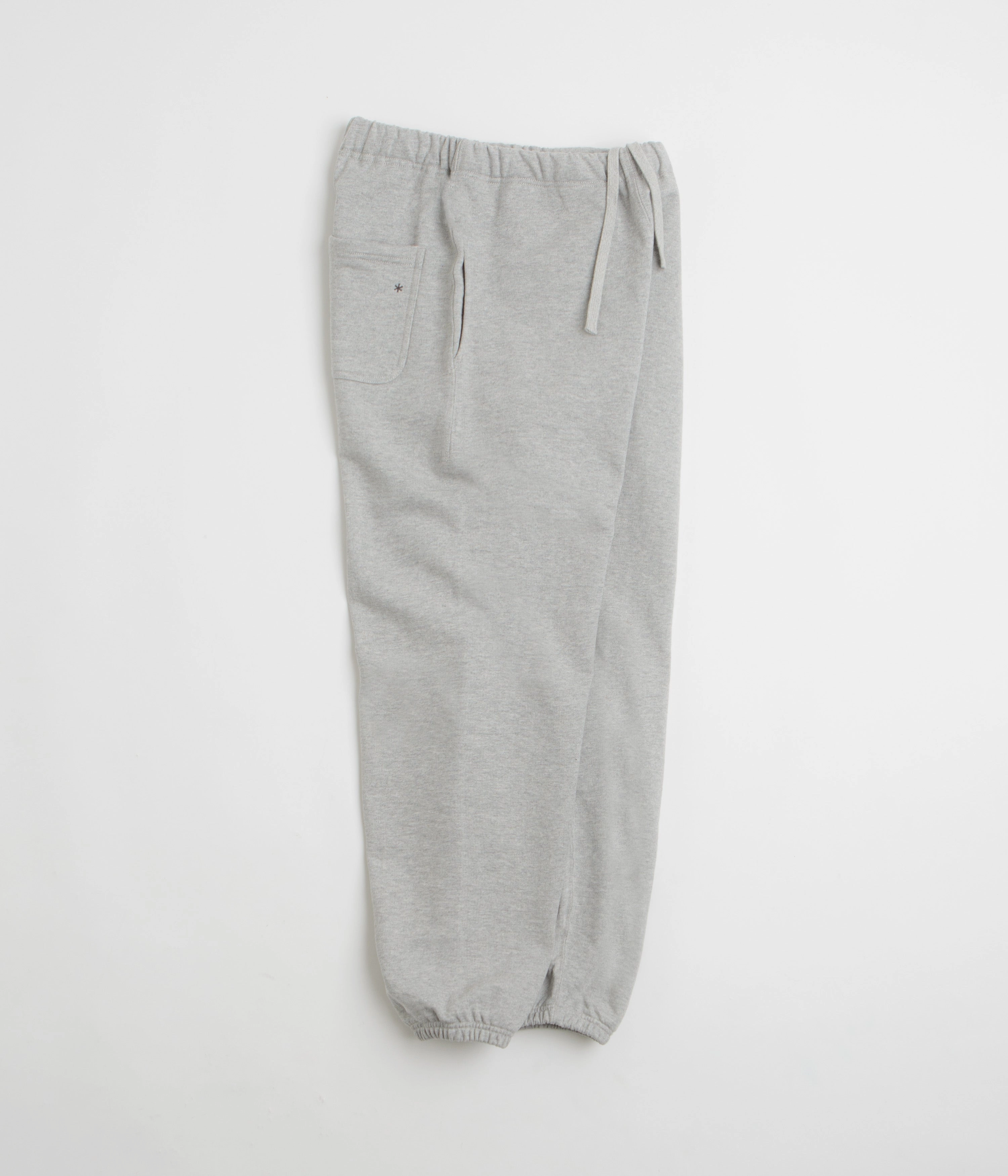 Snow Peak Recycled Cotton Sweatpants - Grey Classic Look