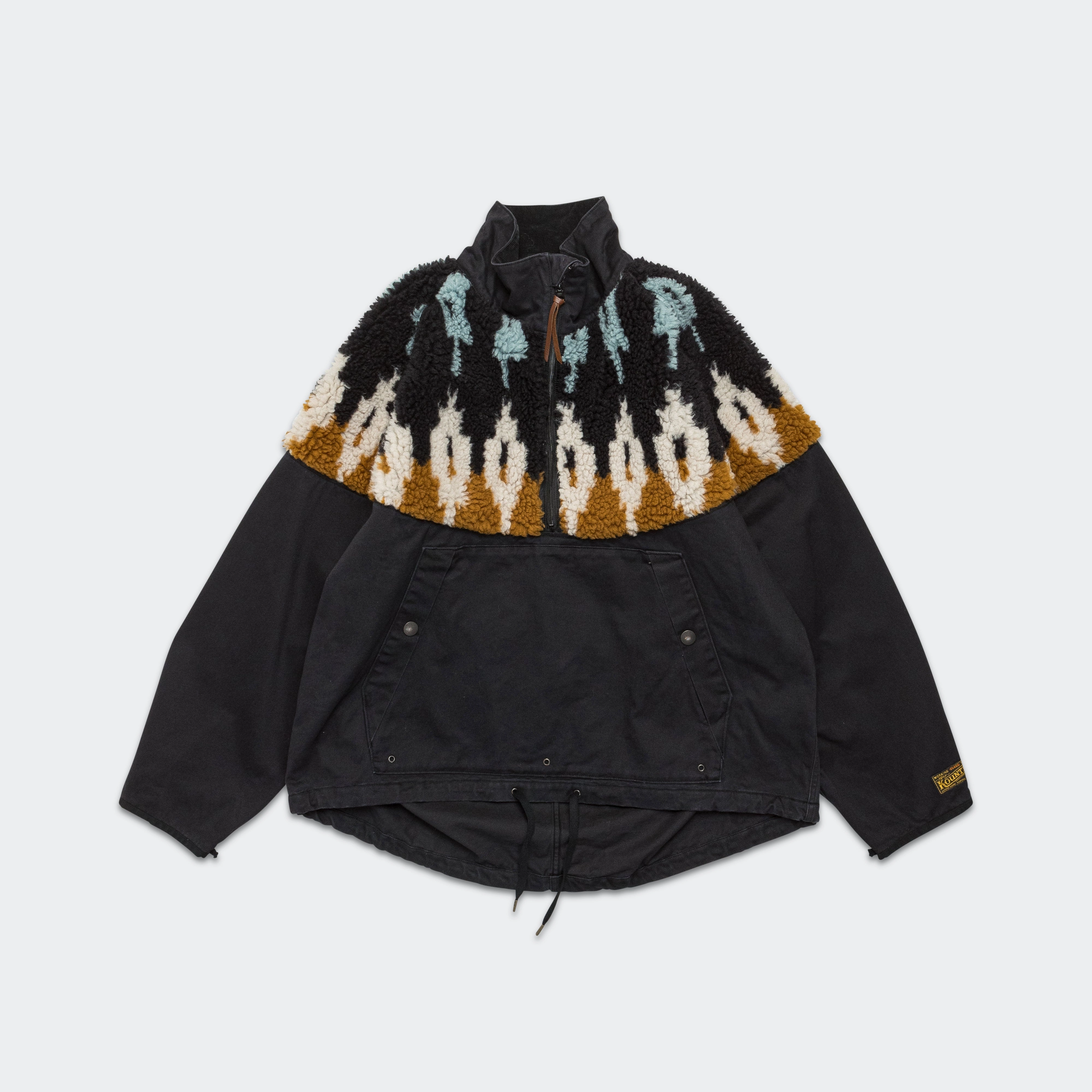 Chino ?? BOA Fleece NORDIC Anorak - Black Seasonal Fashion