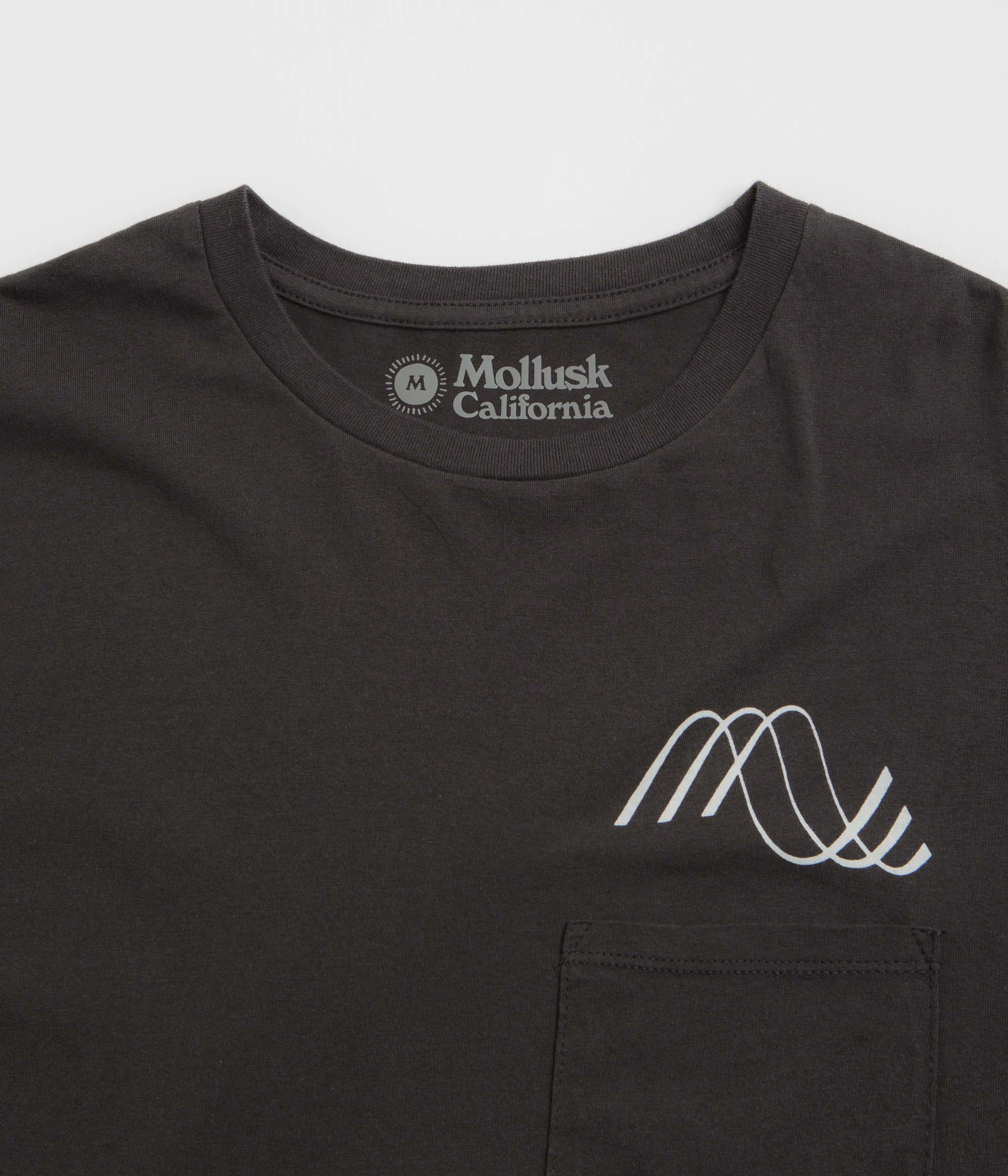 Mollusk Vibrations T-Shirt - Black Formal Elegance