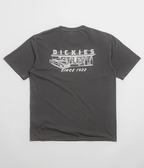 Dickies Service Station T-Shirt - Black DropShoulderDesign Cool Design